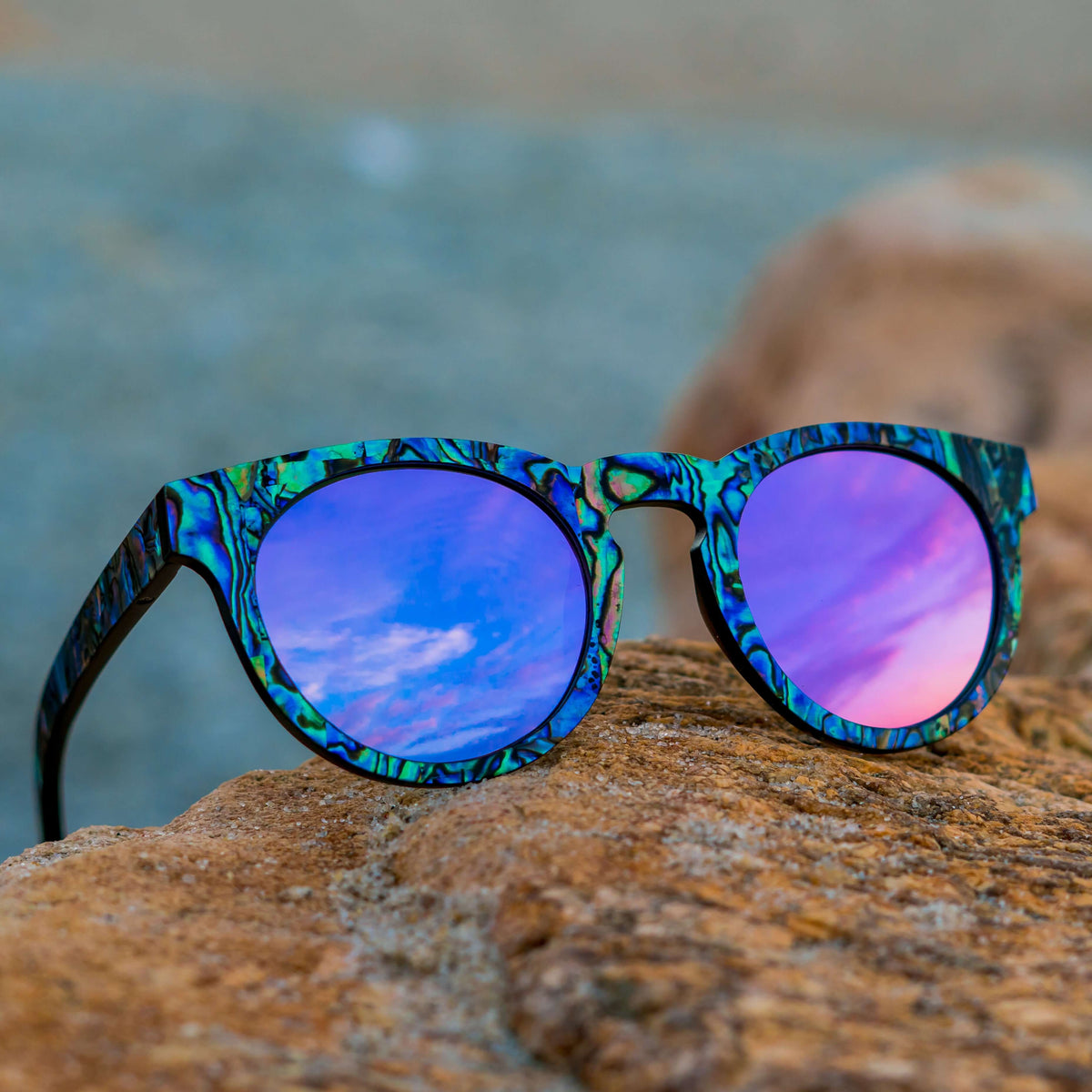 Betsey Johnson Oversized Magical Mermaid Sunglasses Style:ah1021 Mermaiden Oatmeal Female Oval Sunglasses | Le Specs main image 2