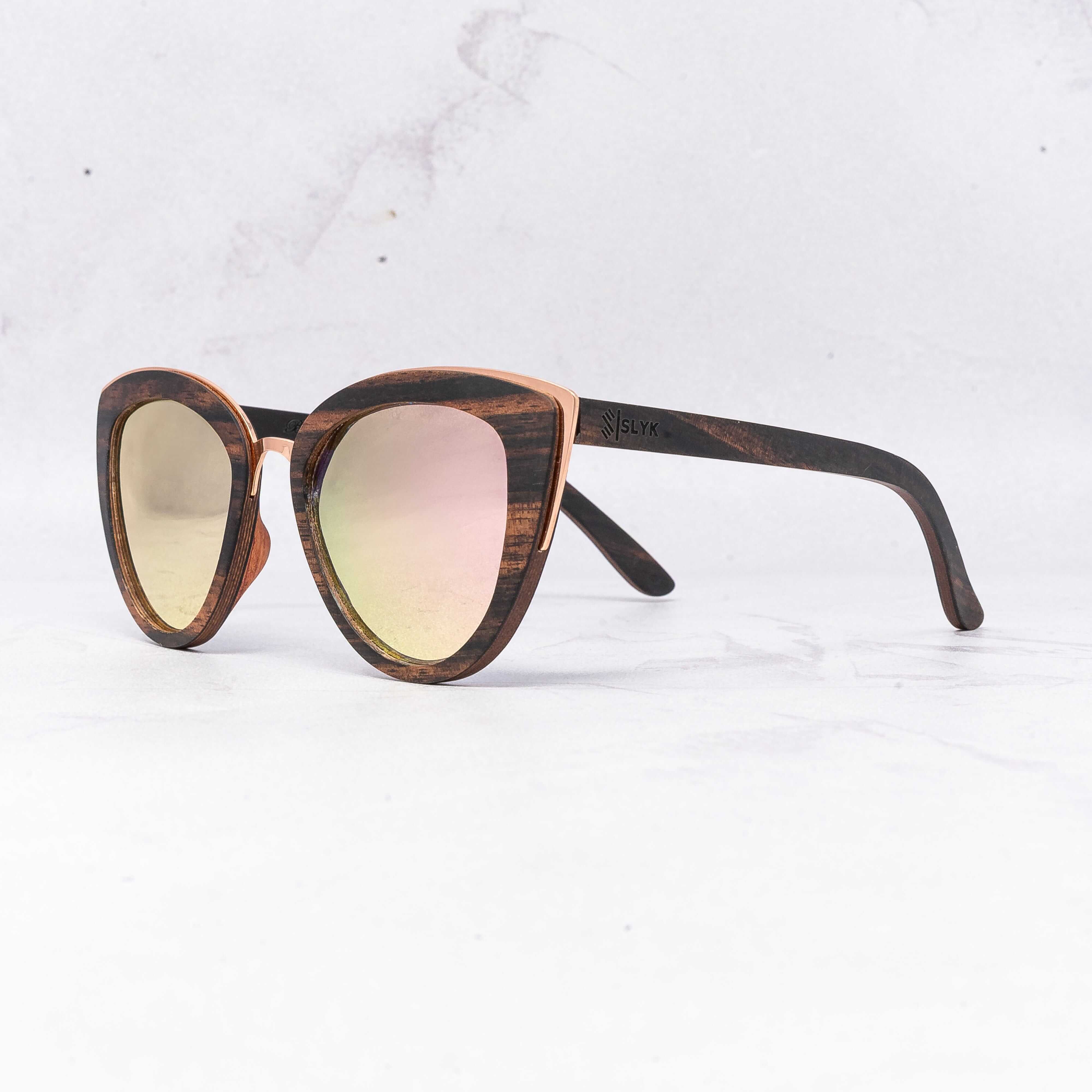 Bombshell - Wood Sunglasses
