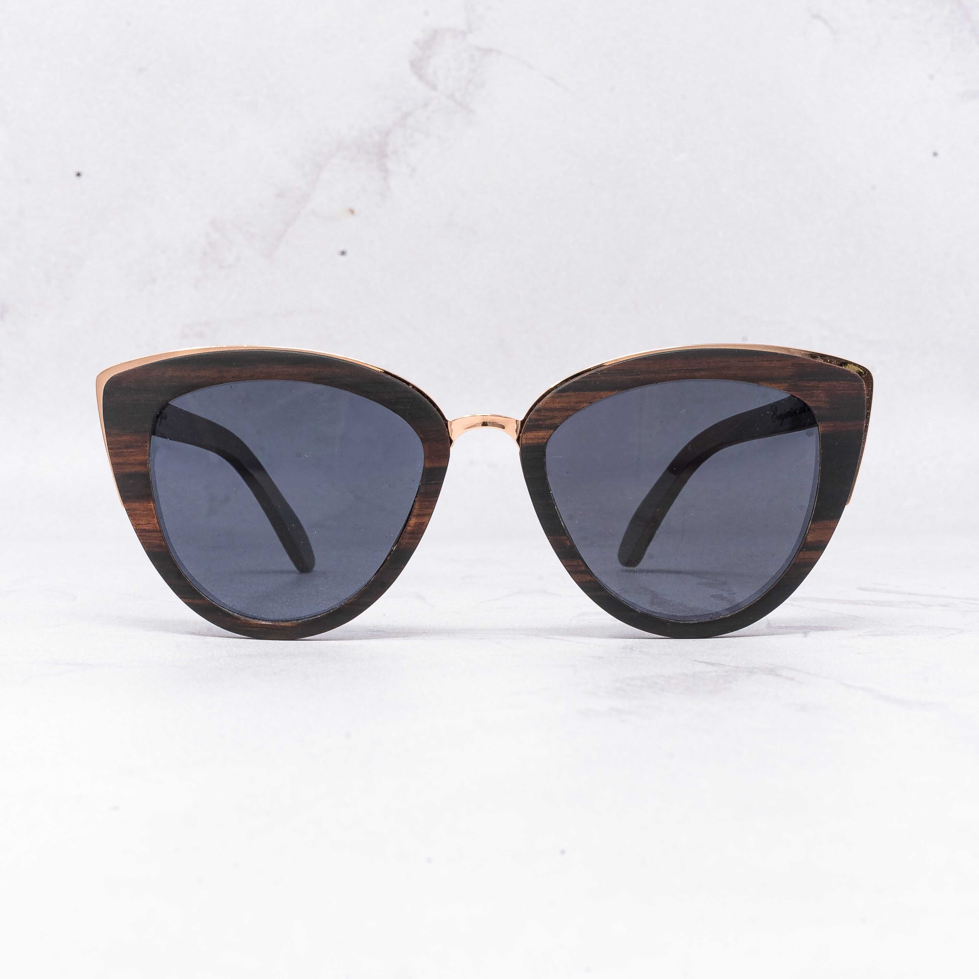 Bombshell - Wood Sunglasses