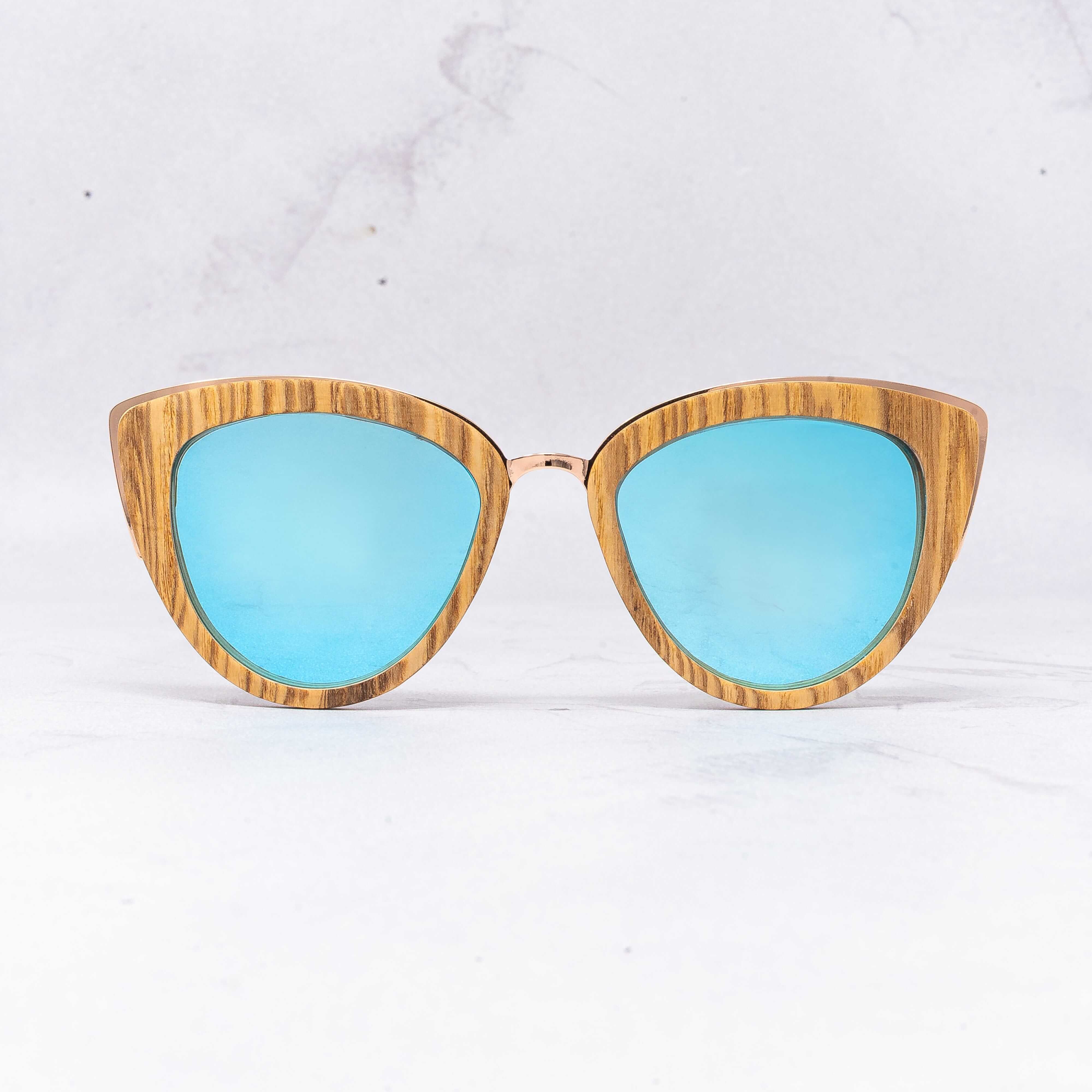 Bombshell - Wood Sunglasses
