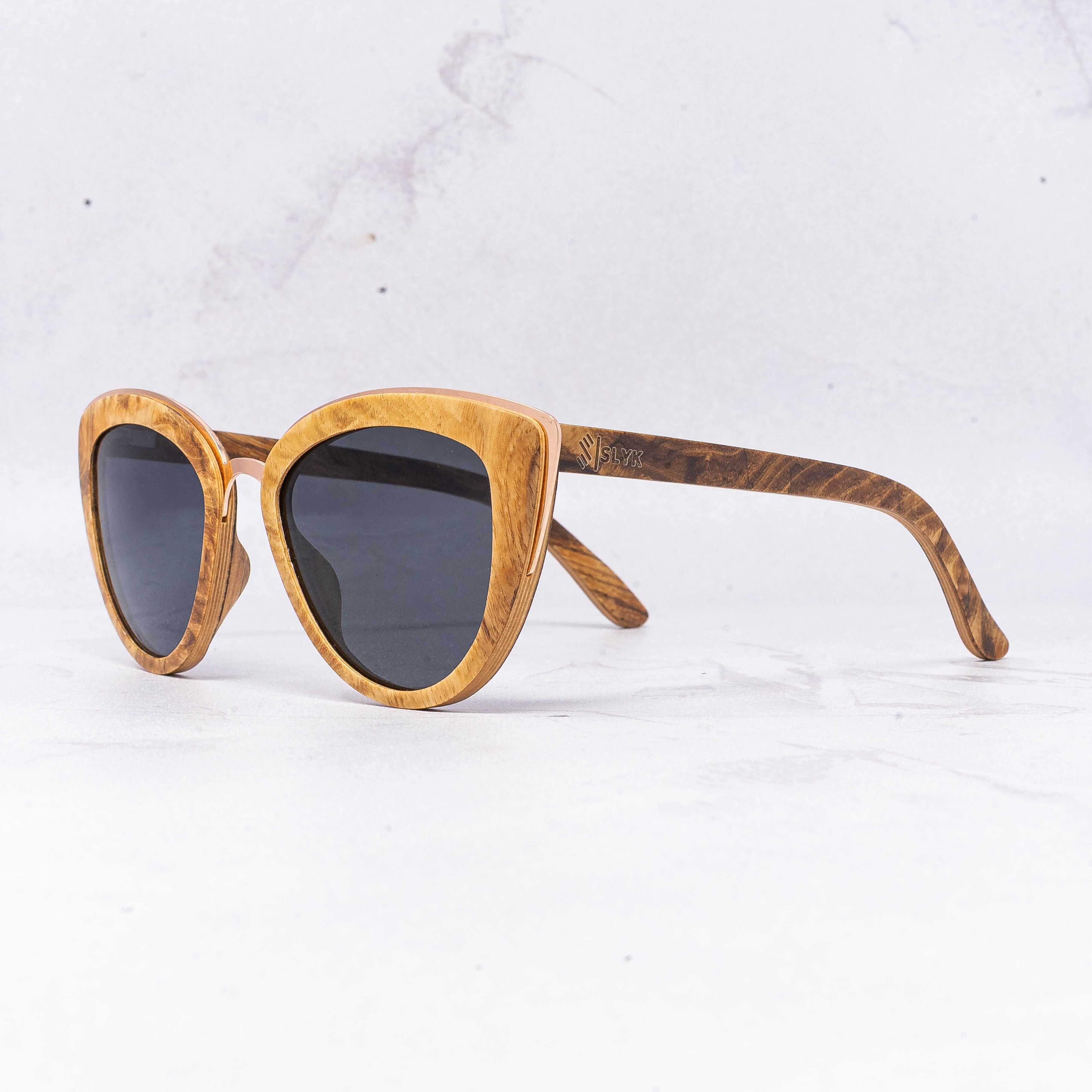 Bombshell - Wood Sunglasses