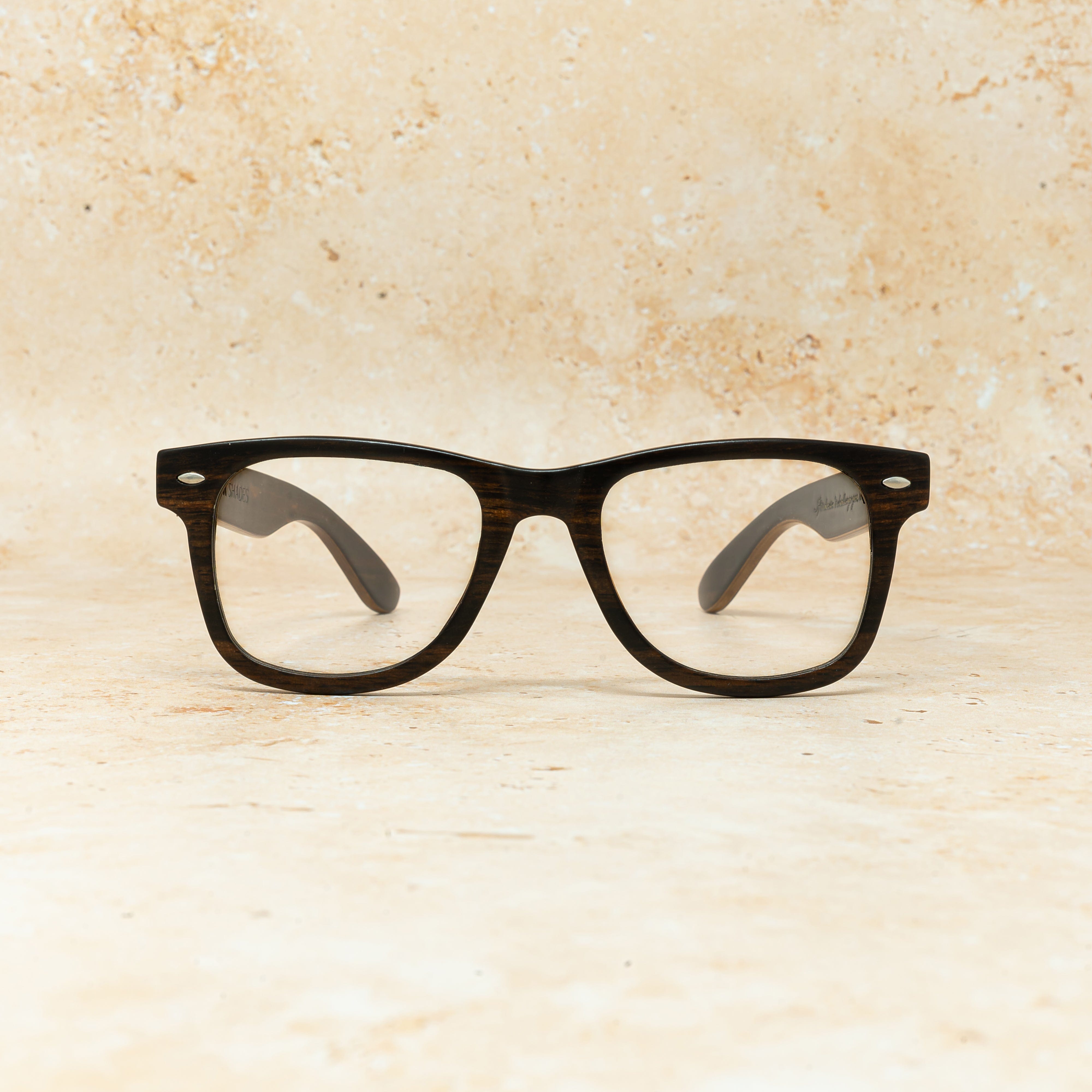 Jetsetter Abalone Prescription - Wood Sunglasses