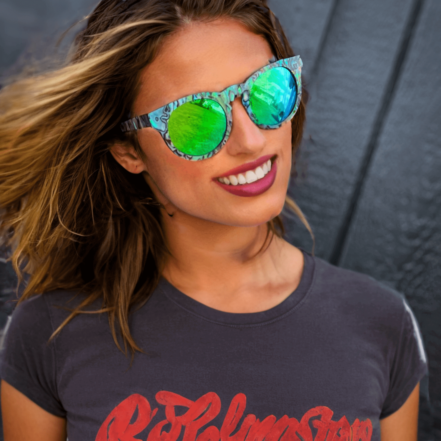 Mermaid - Wood Sunglasses