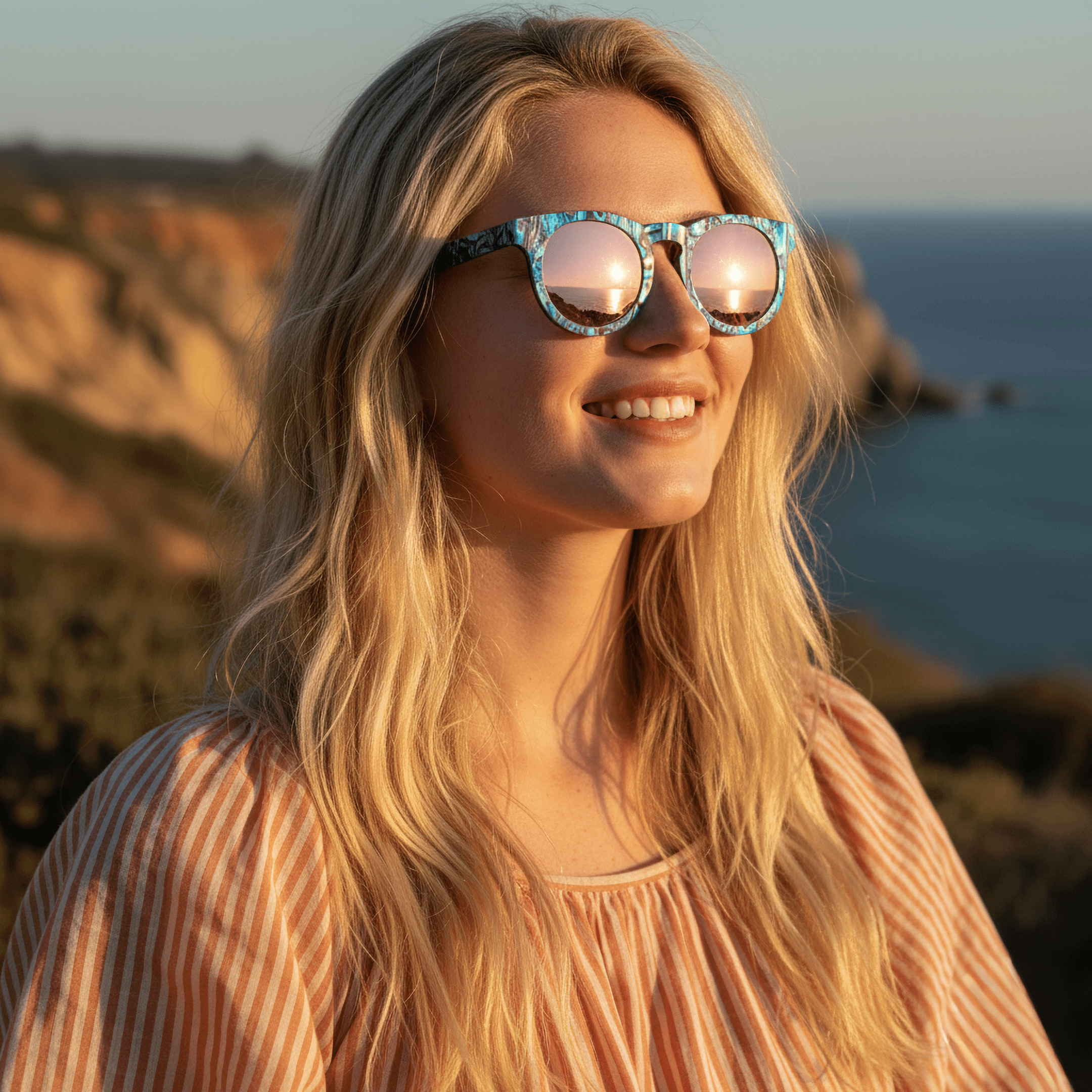 Mermaid - Wood Sunglasses