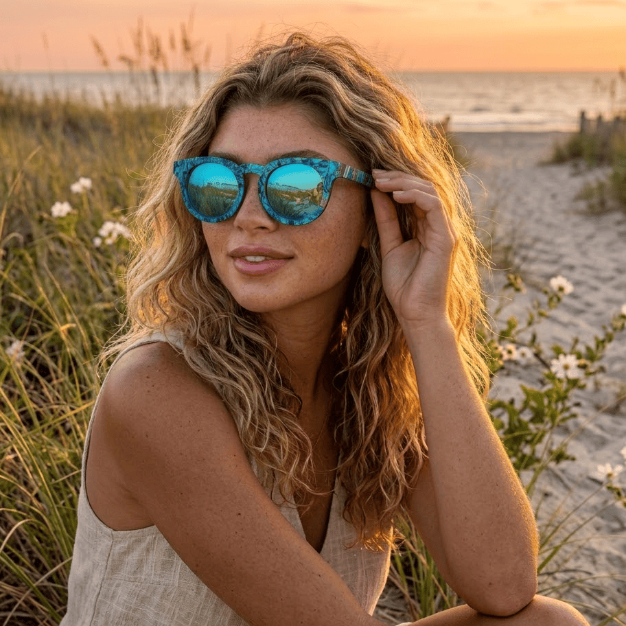 Mermaid - Wood Sunglasses
