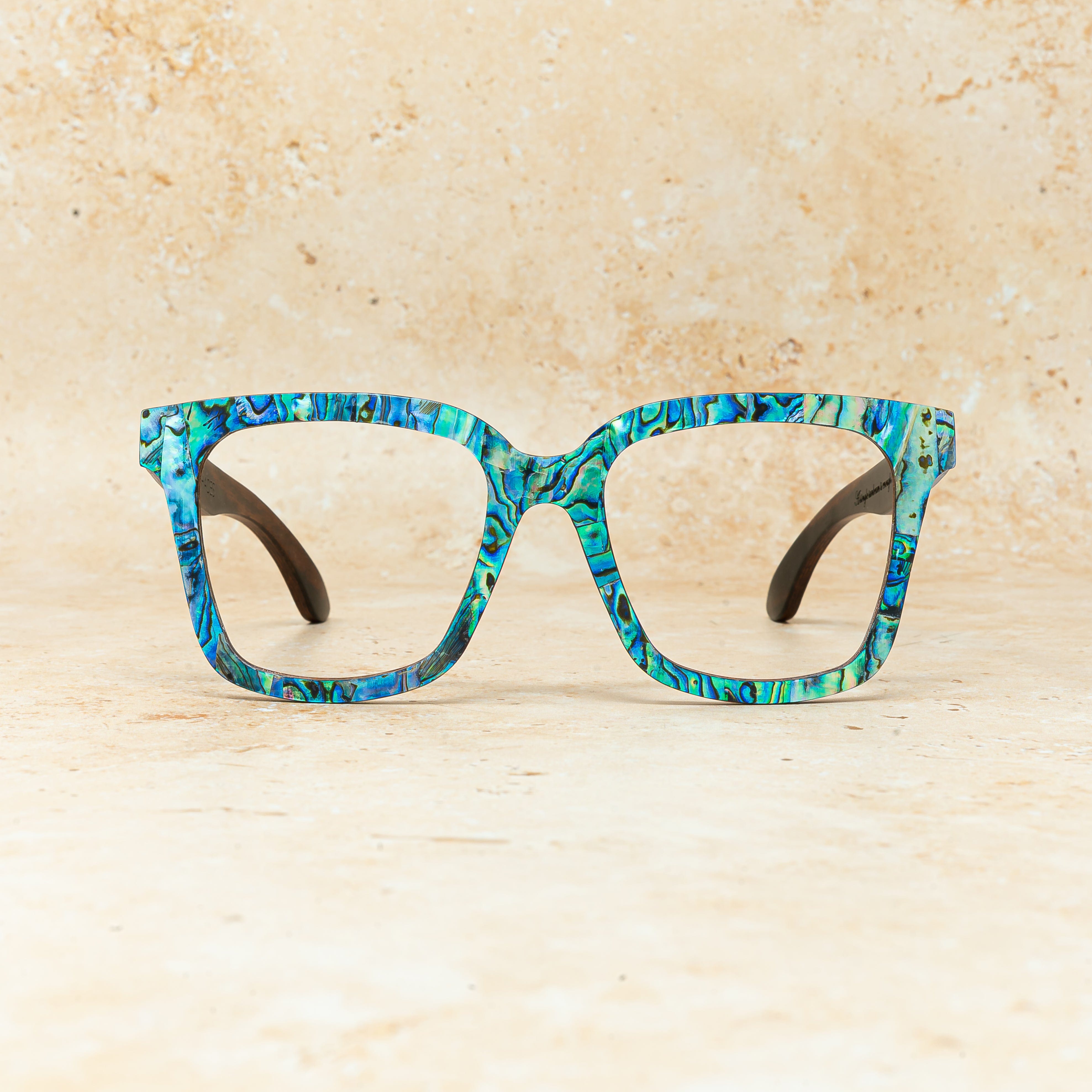 Vixen Abalone Prescription - Wood Sunglasses