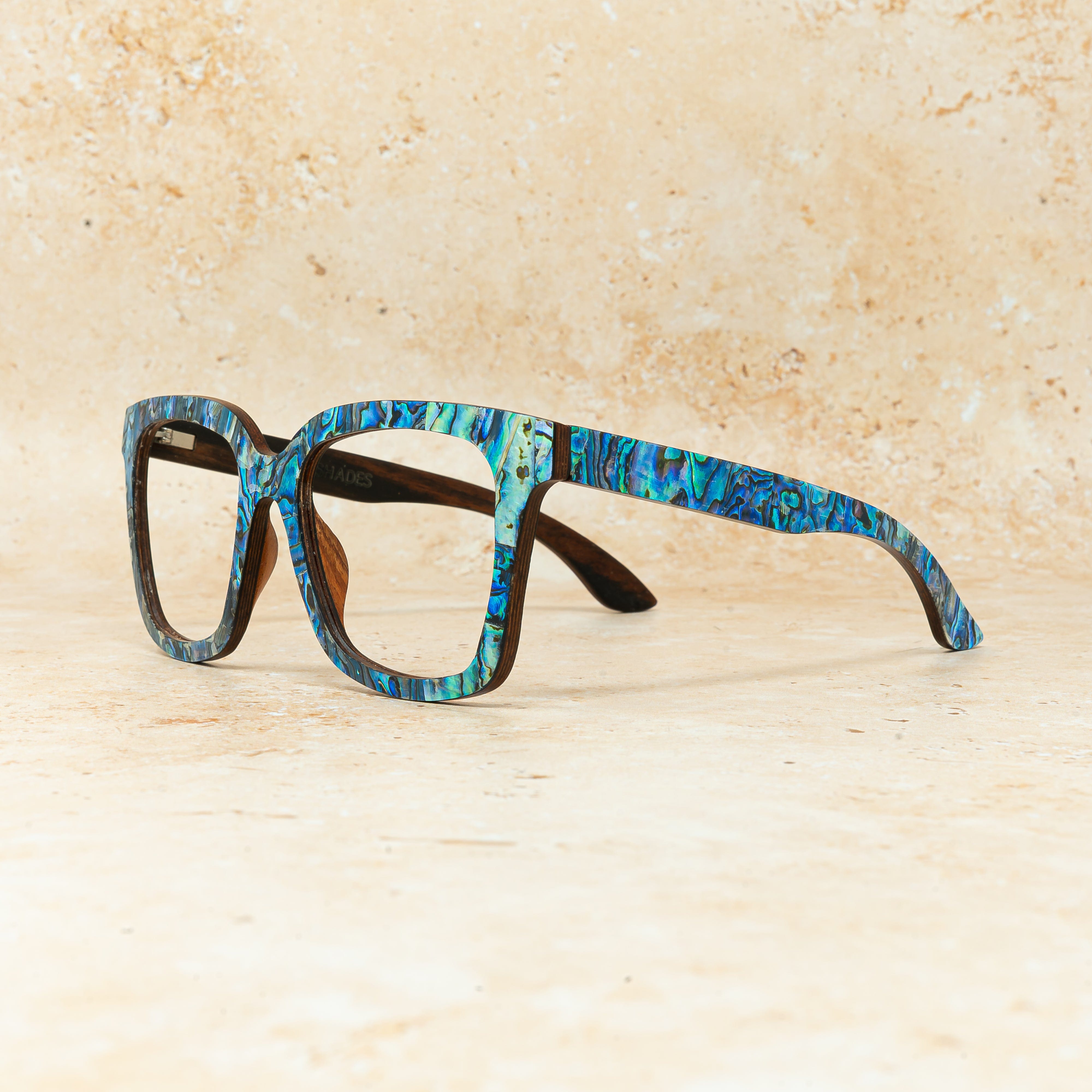 Vixen Abalone Prescription - Wood Sunglasses