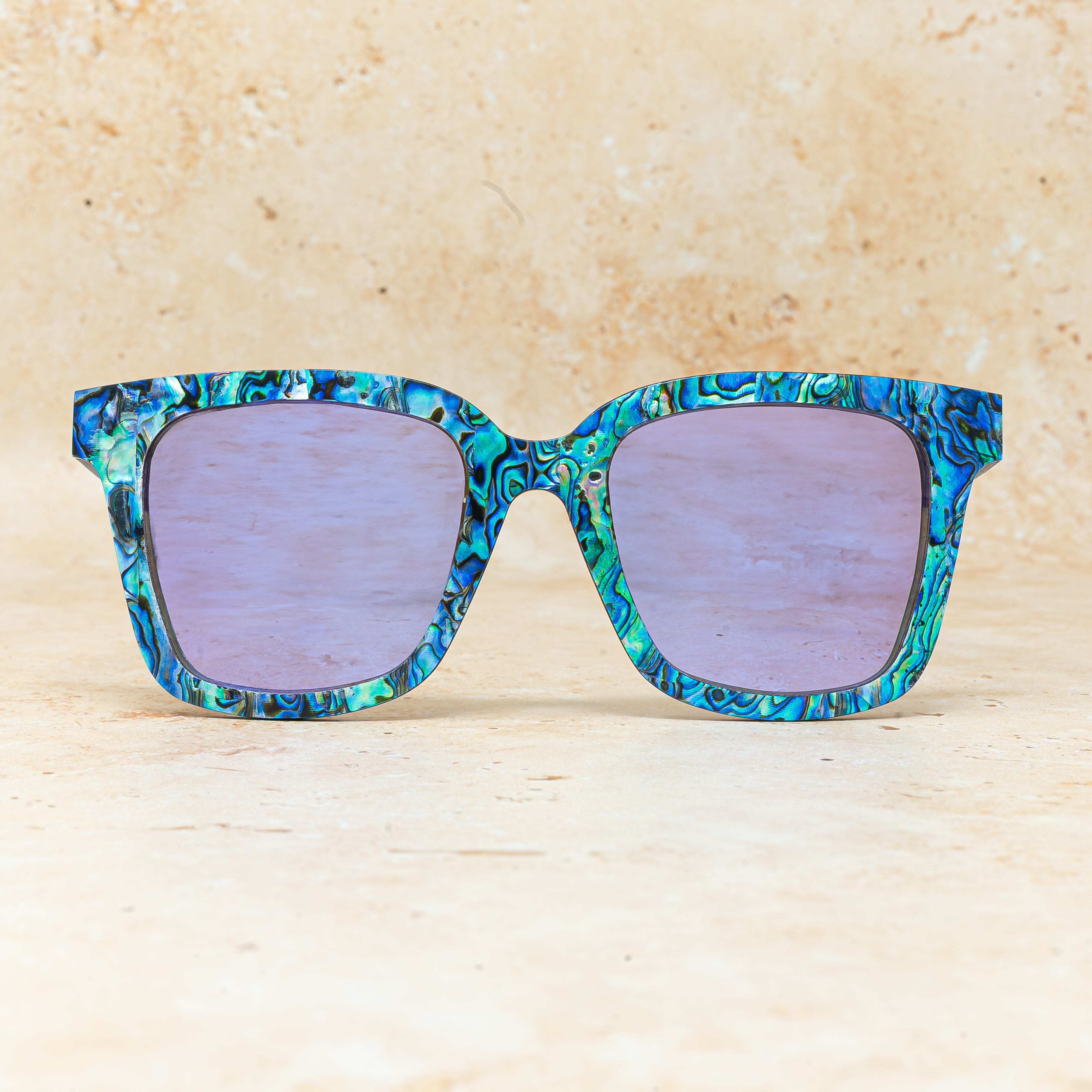 Vixen Abalone - Wood Sunglasses