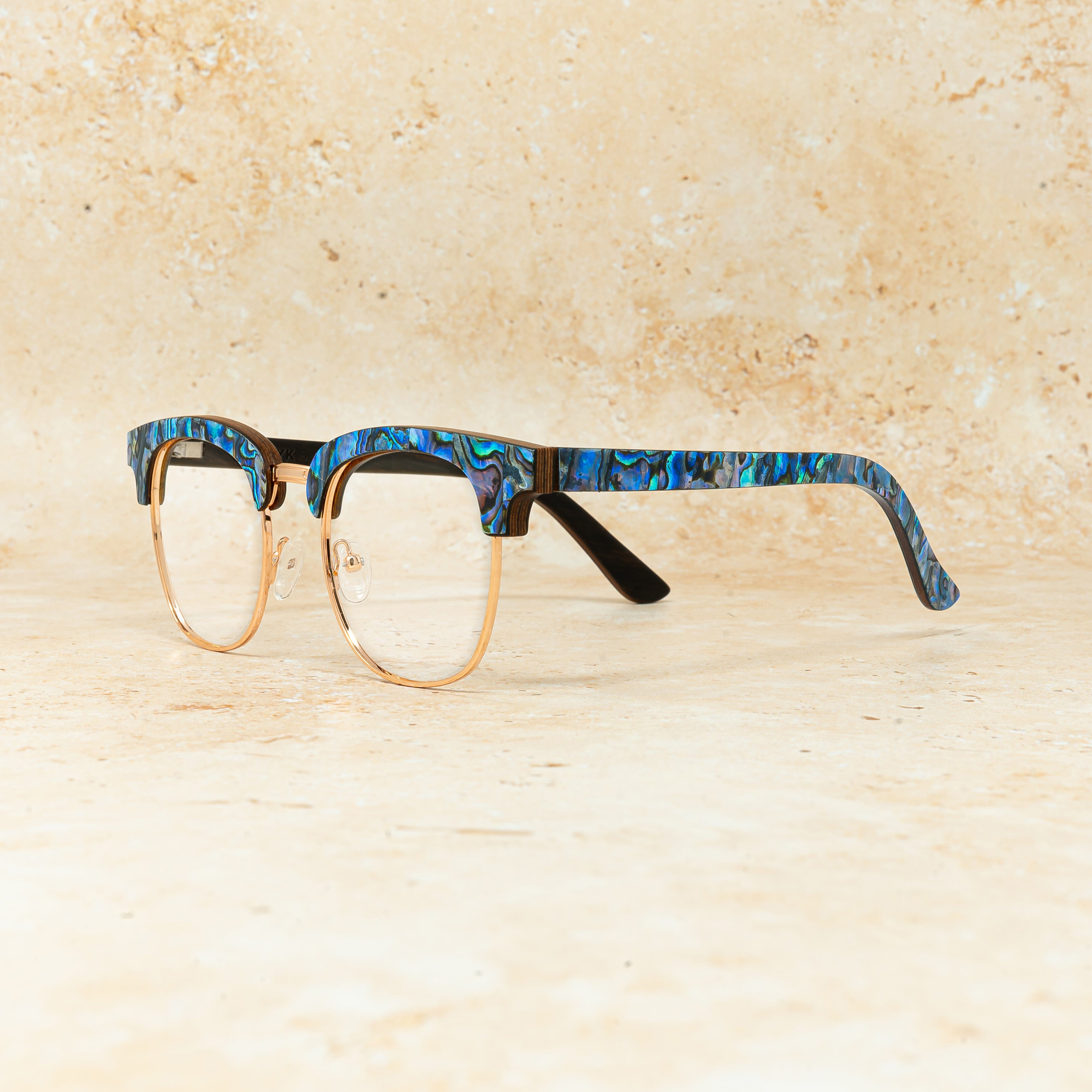 Yachtmaster Abalone Prescription - Wood Sunglasses