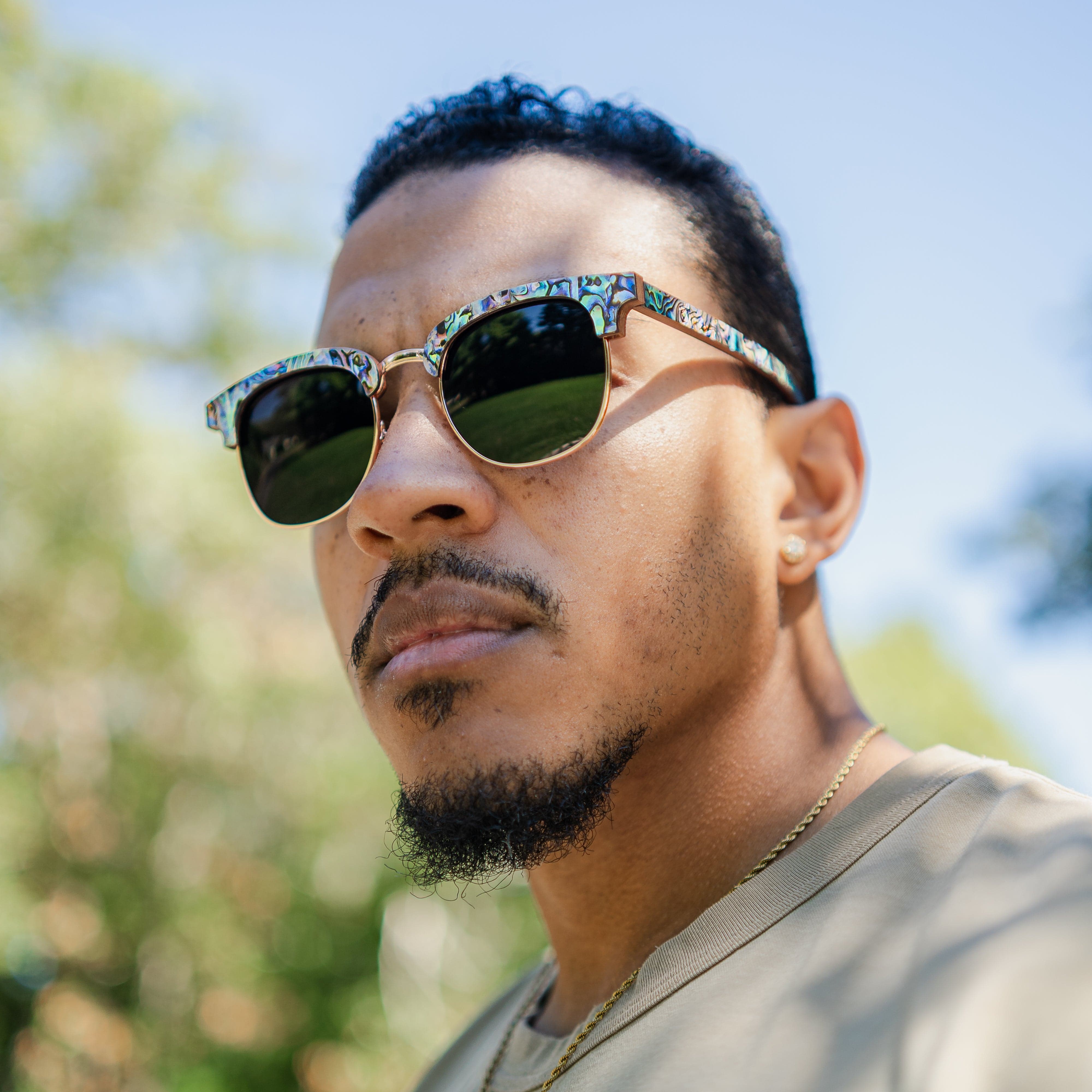 Yachtmaster Abalone - Wood Sunglasses