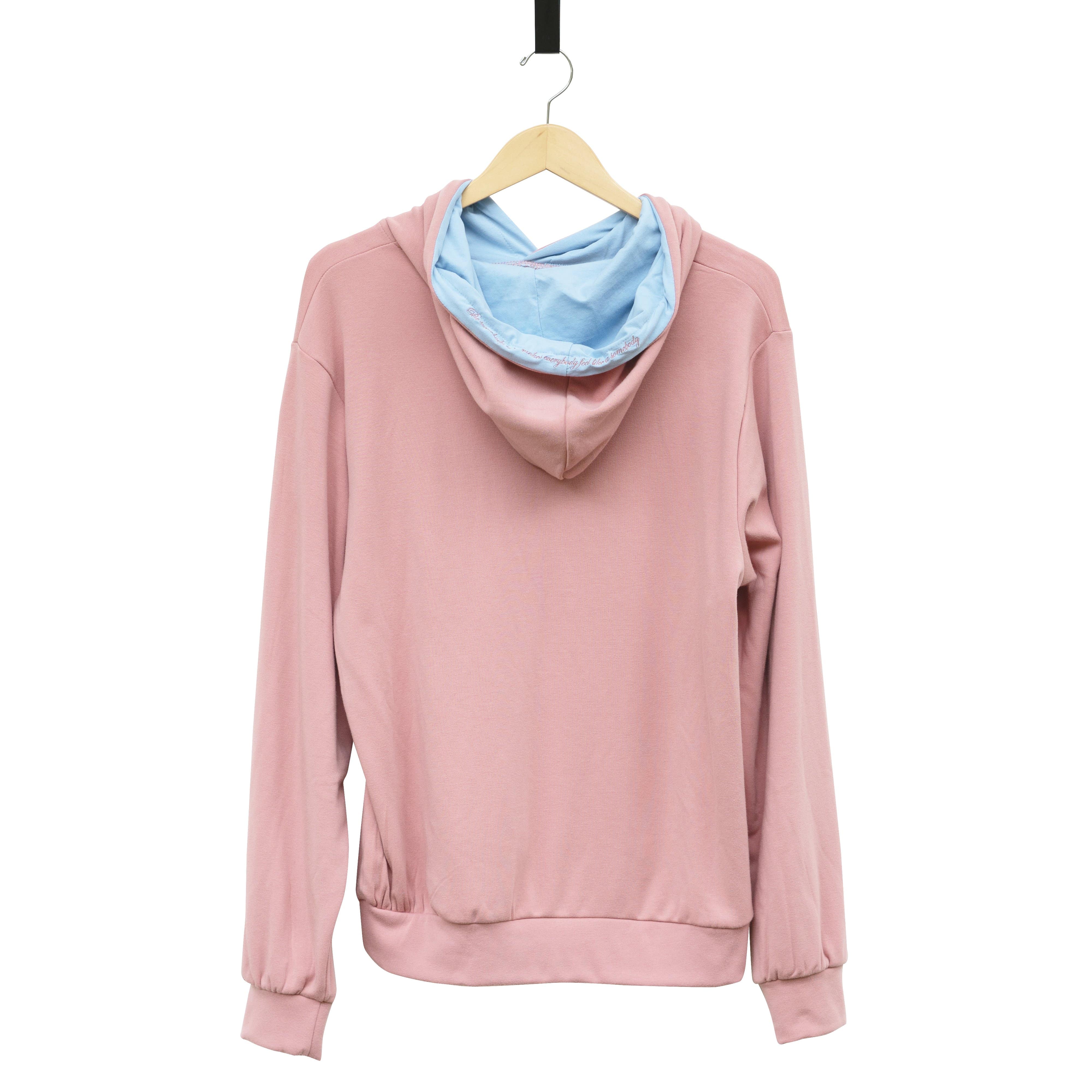 Salmon Cloud Blend Hoodie From SLYK - Back Angle