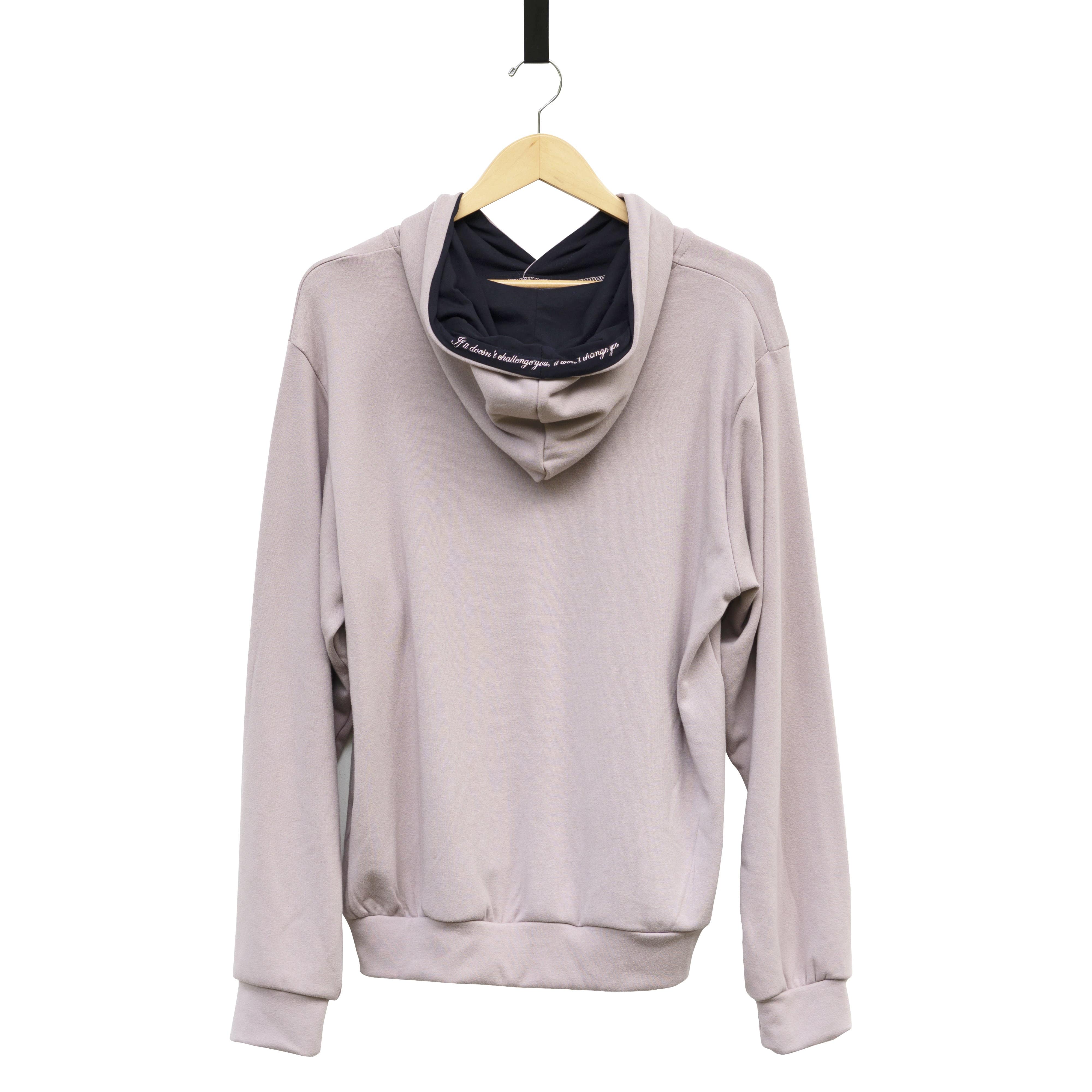 Seagull Gray Cloud Blend Hoodie From SLYK - Back Angle