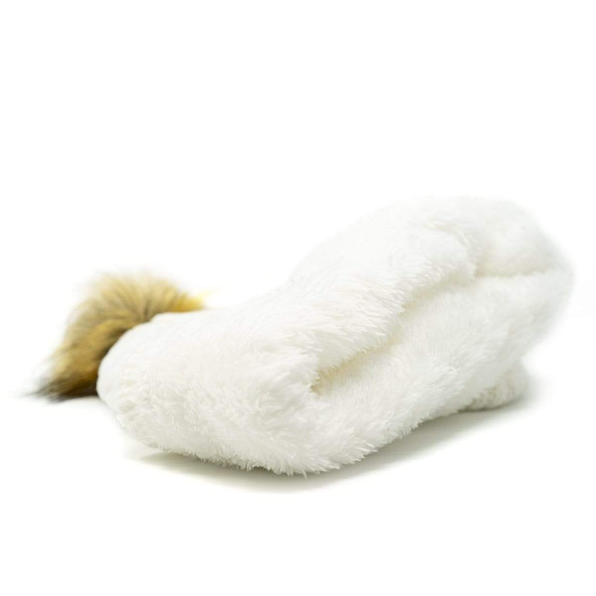 Cozy White Pom Beanie Hat From SLYK