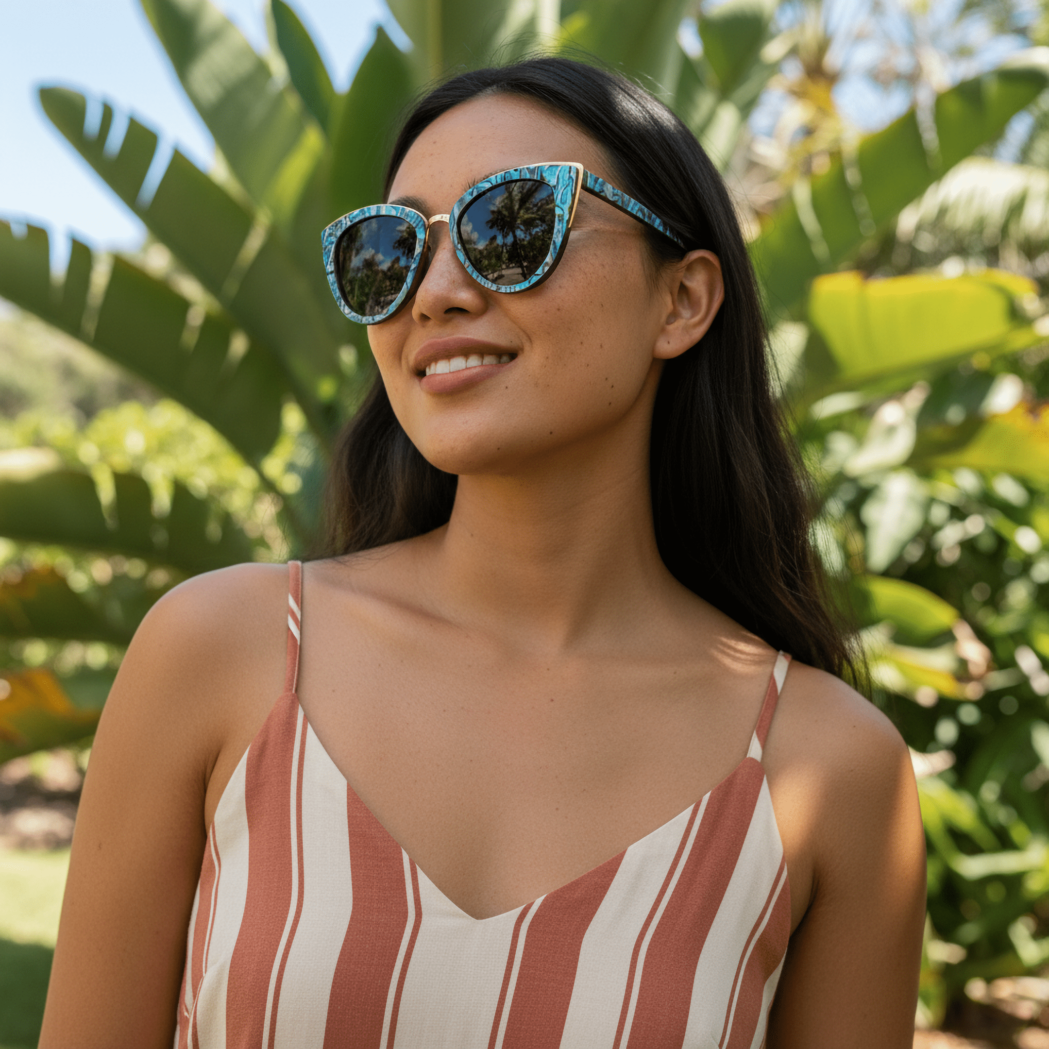 Bombshell Abalone - Wood Sunglasses