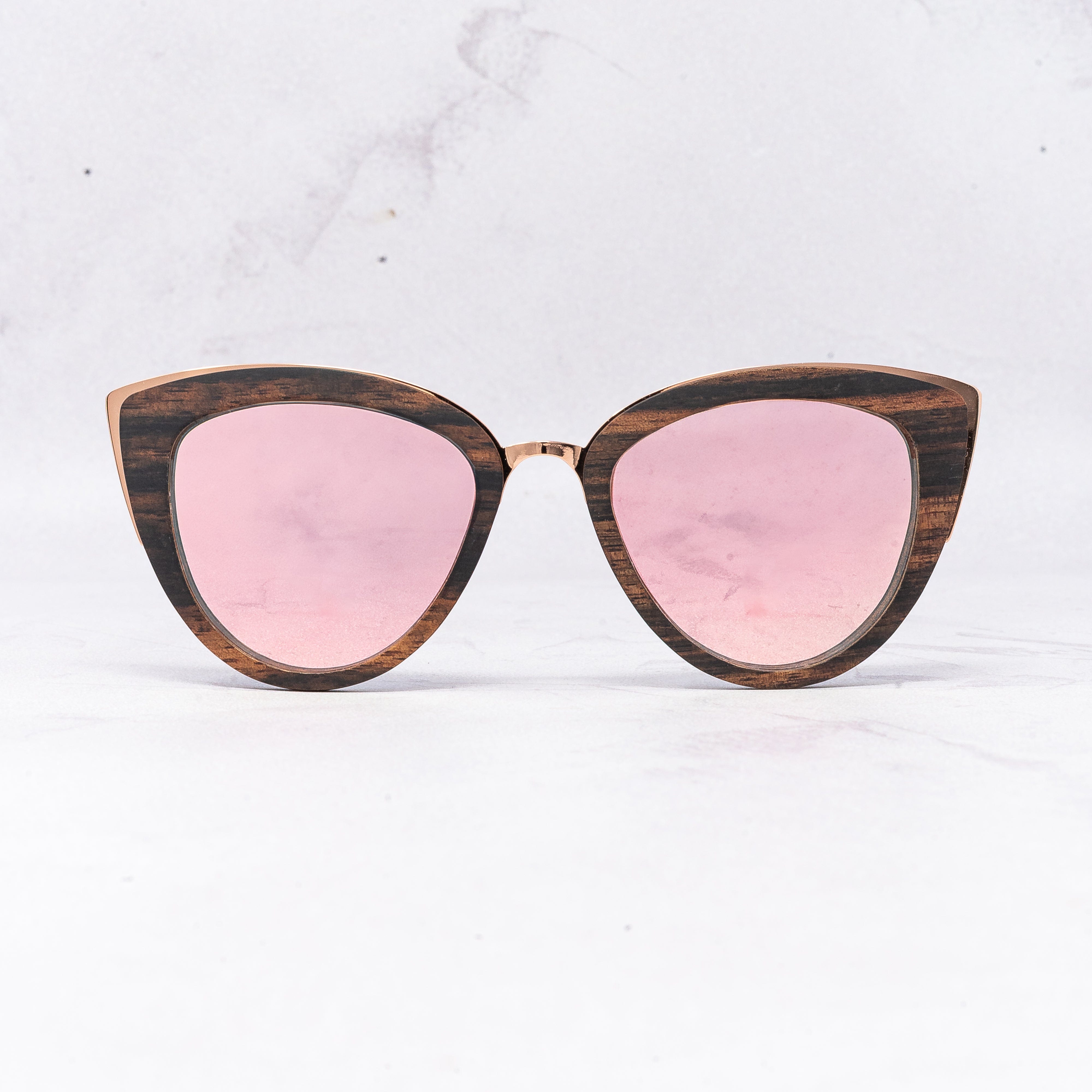 Bombshell - Ebony - Wood Sunglasses