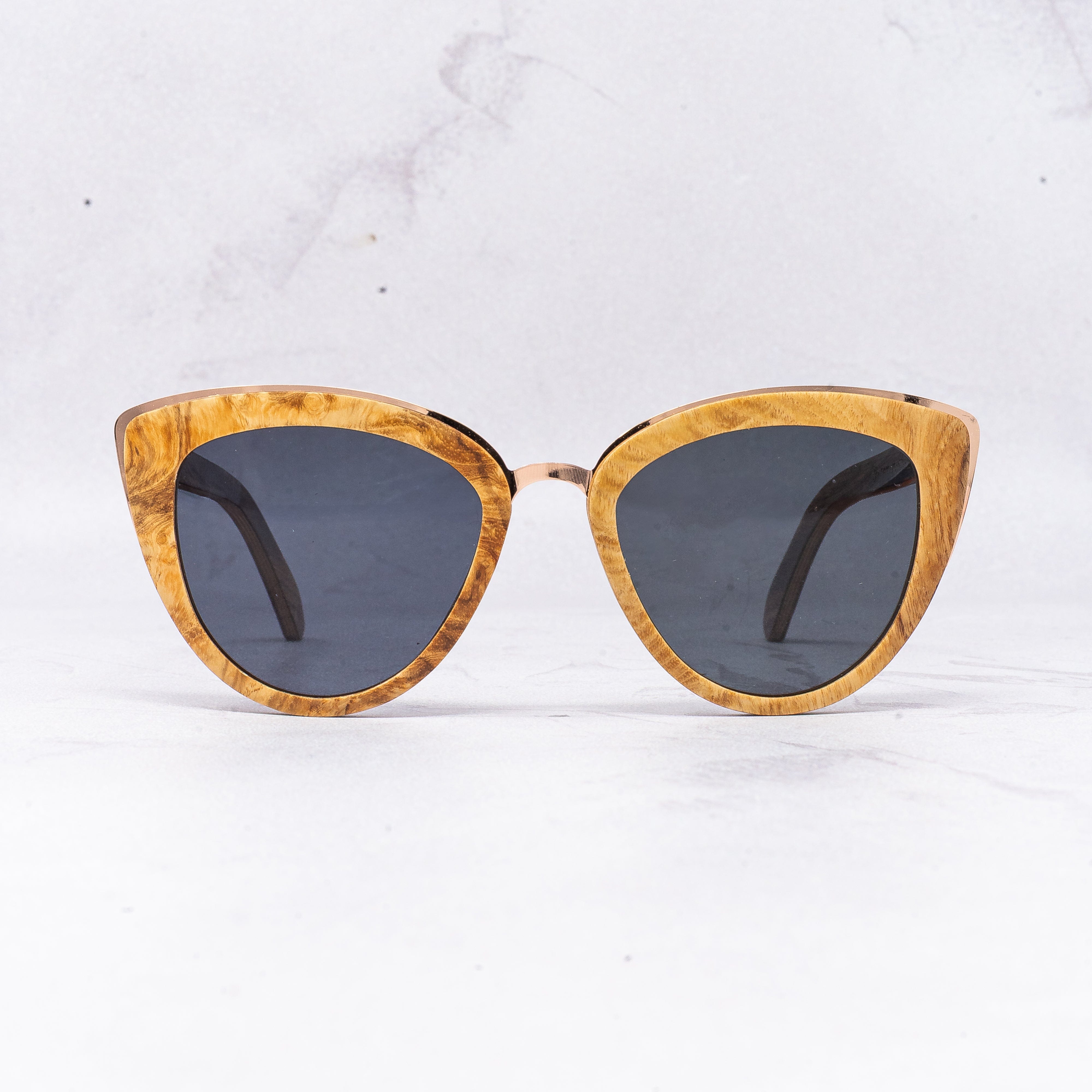 Bombshell - Maple - Wood Sunglasses