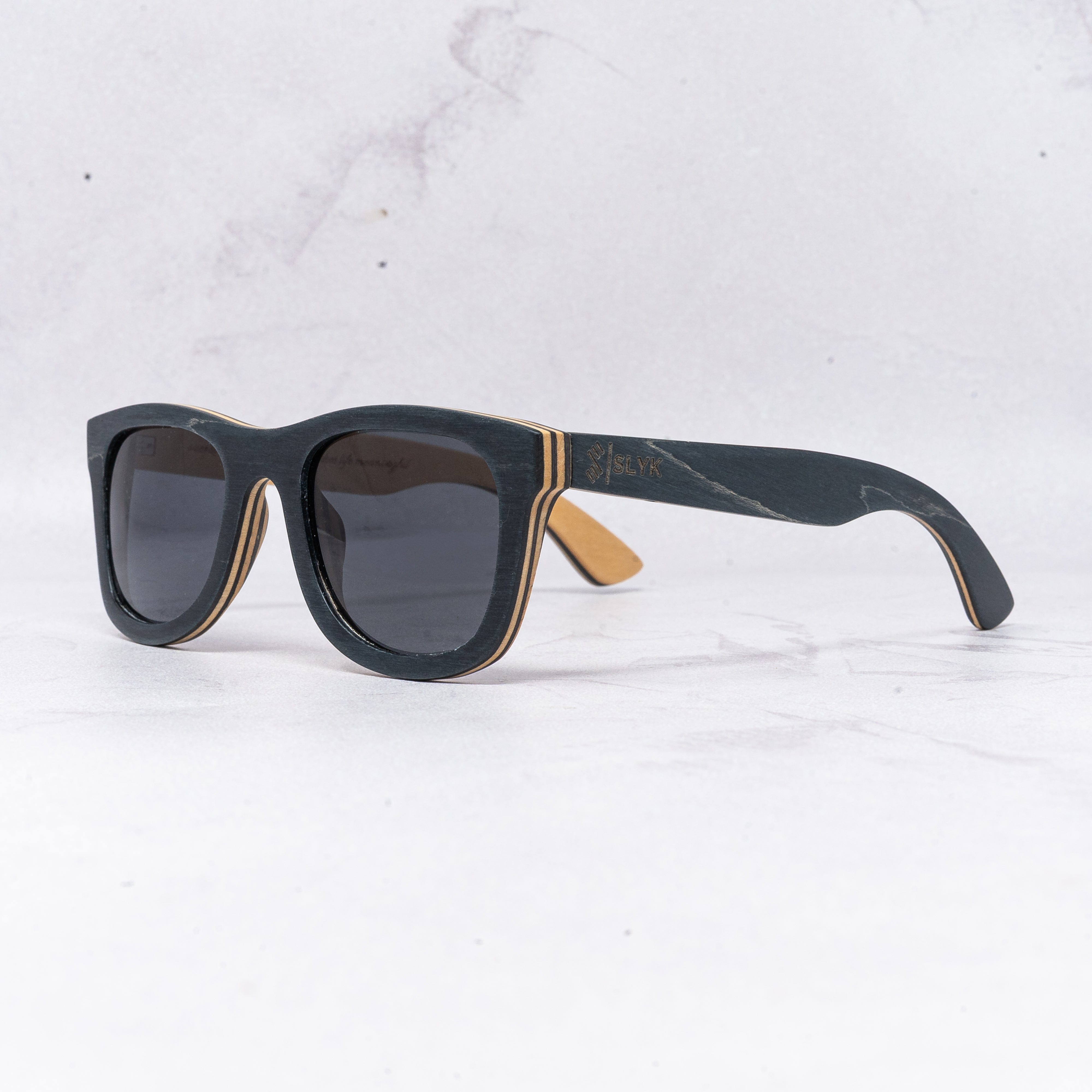 Drifter - Black - Wood Sunglasses