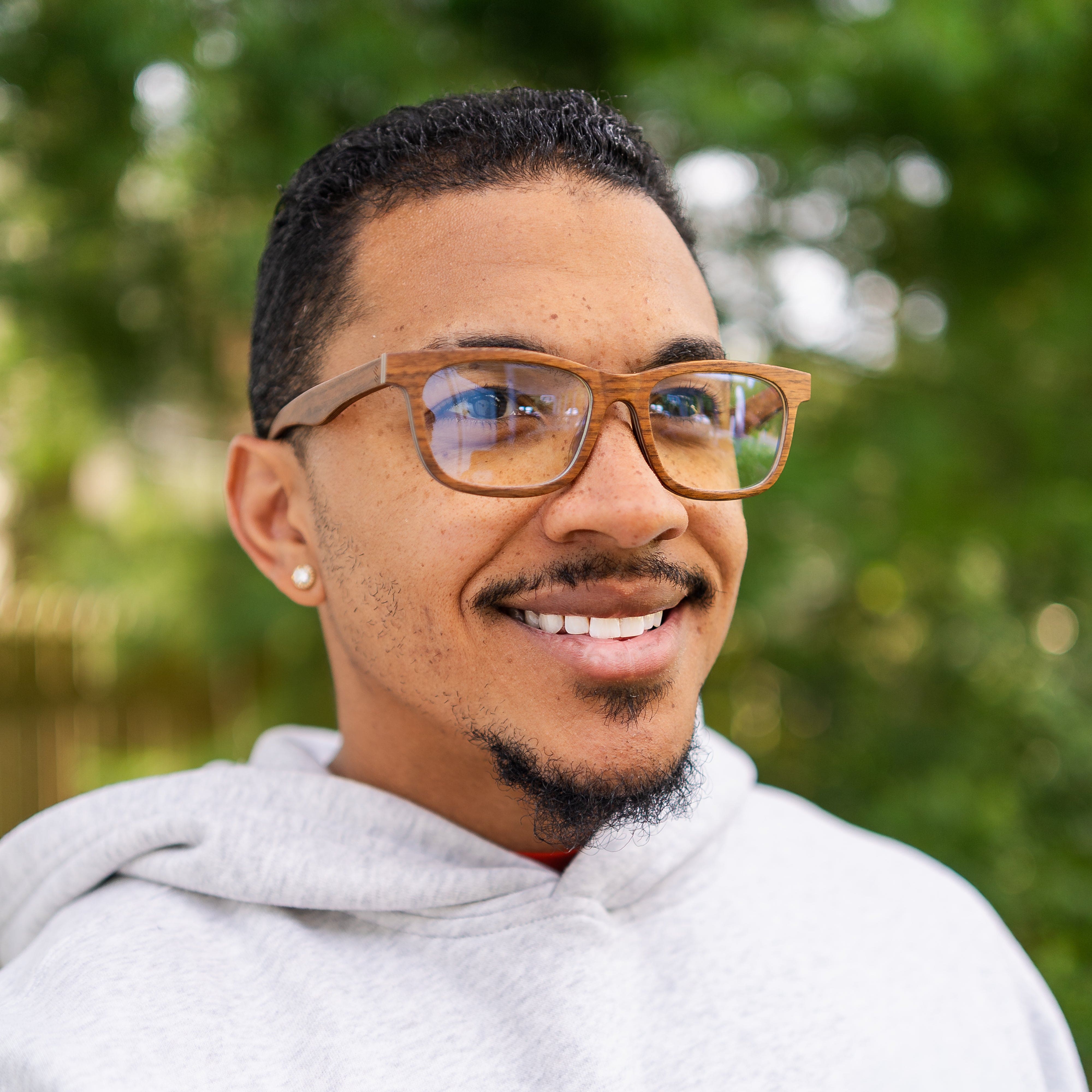 Entrepreneur Walnut - Wood Eyeglasses