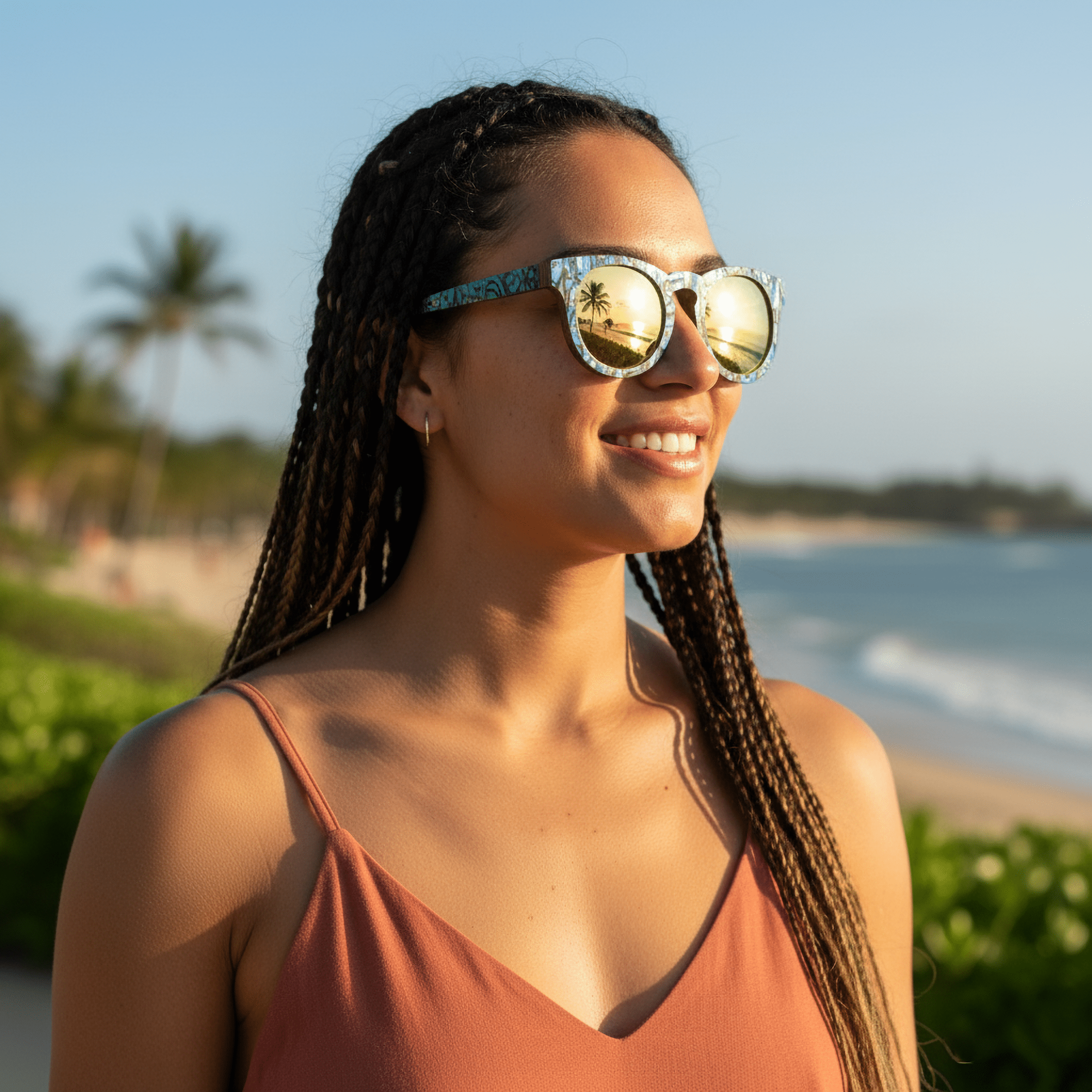 Mermaid - Wood Sunglasses