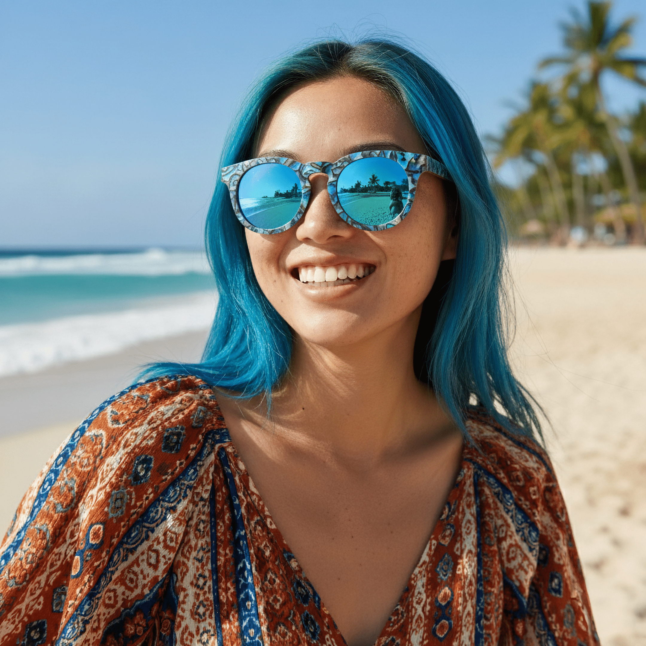 Mermaid - Wood Sunglasses