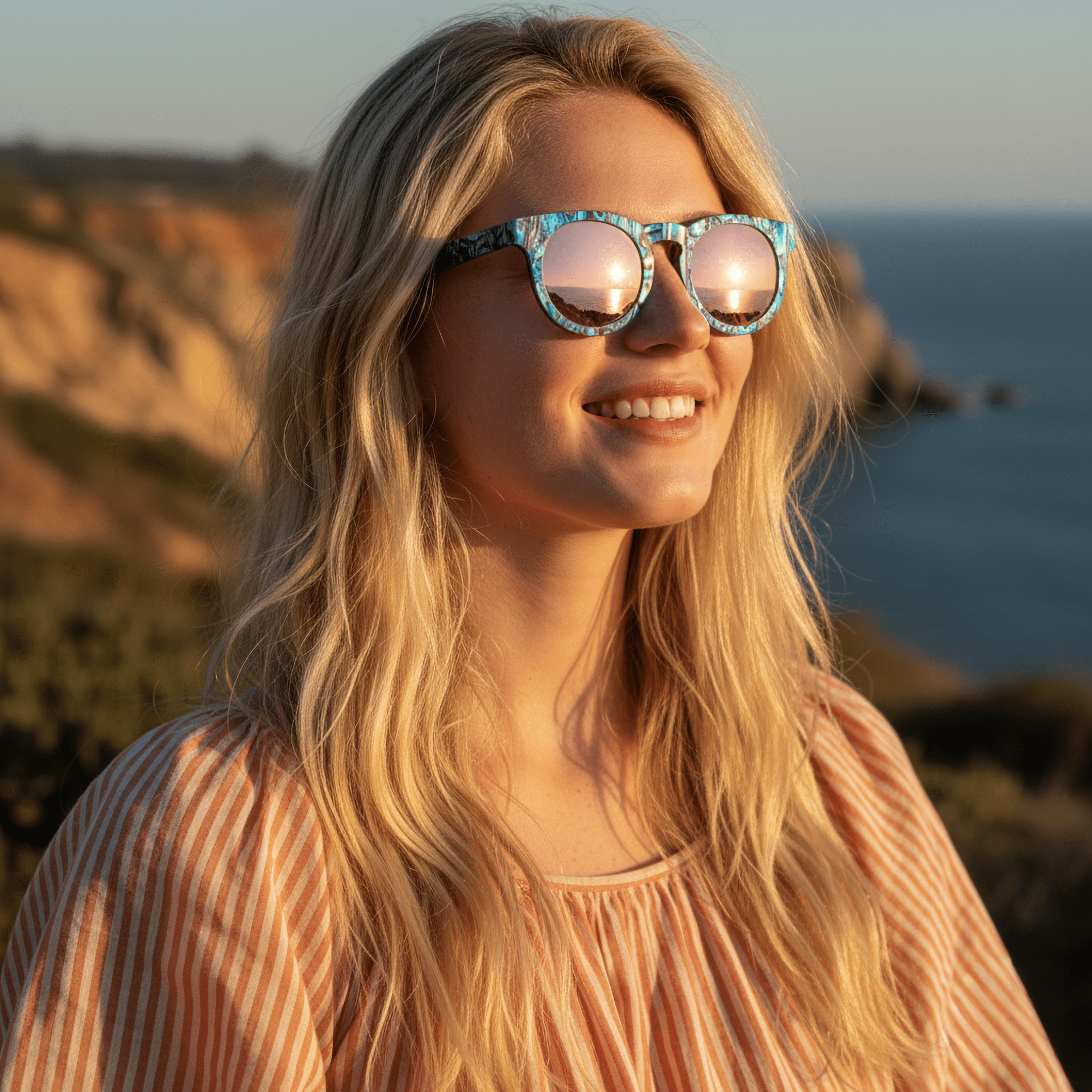Mermaid - Wood Sunglasses
