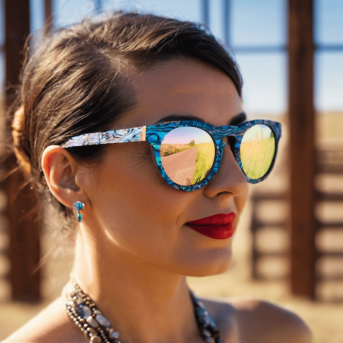 Mermaid - Wood Sunglasses