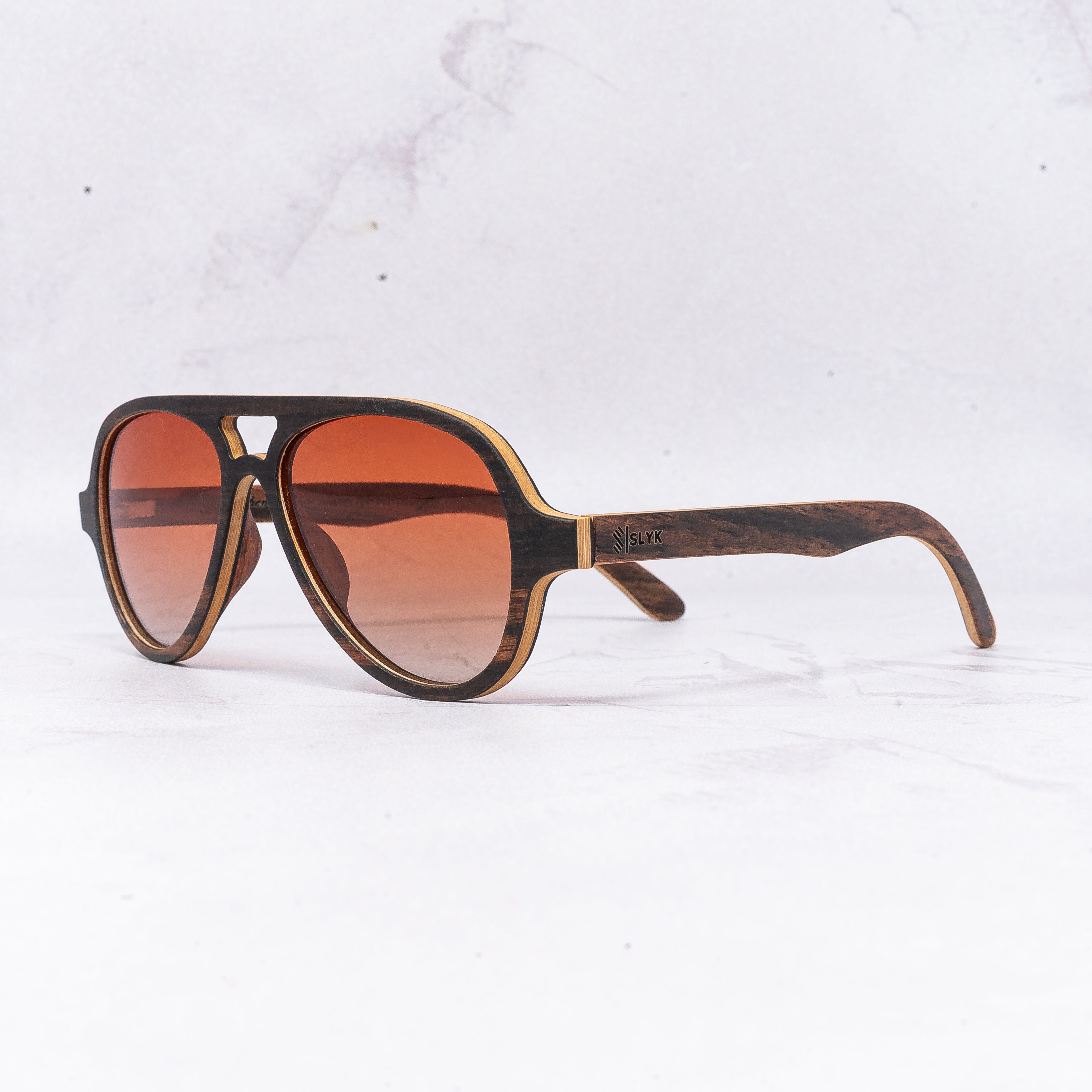 The OG - Brown Gradient - Wood Sunglasses