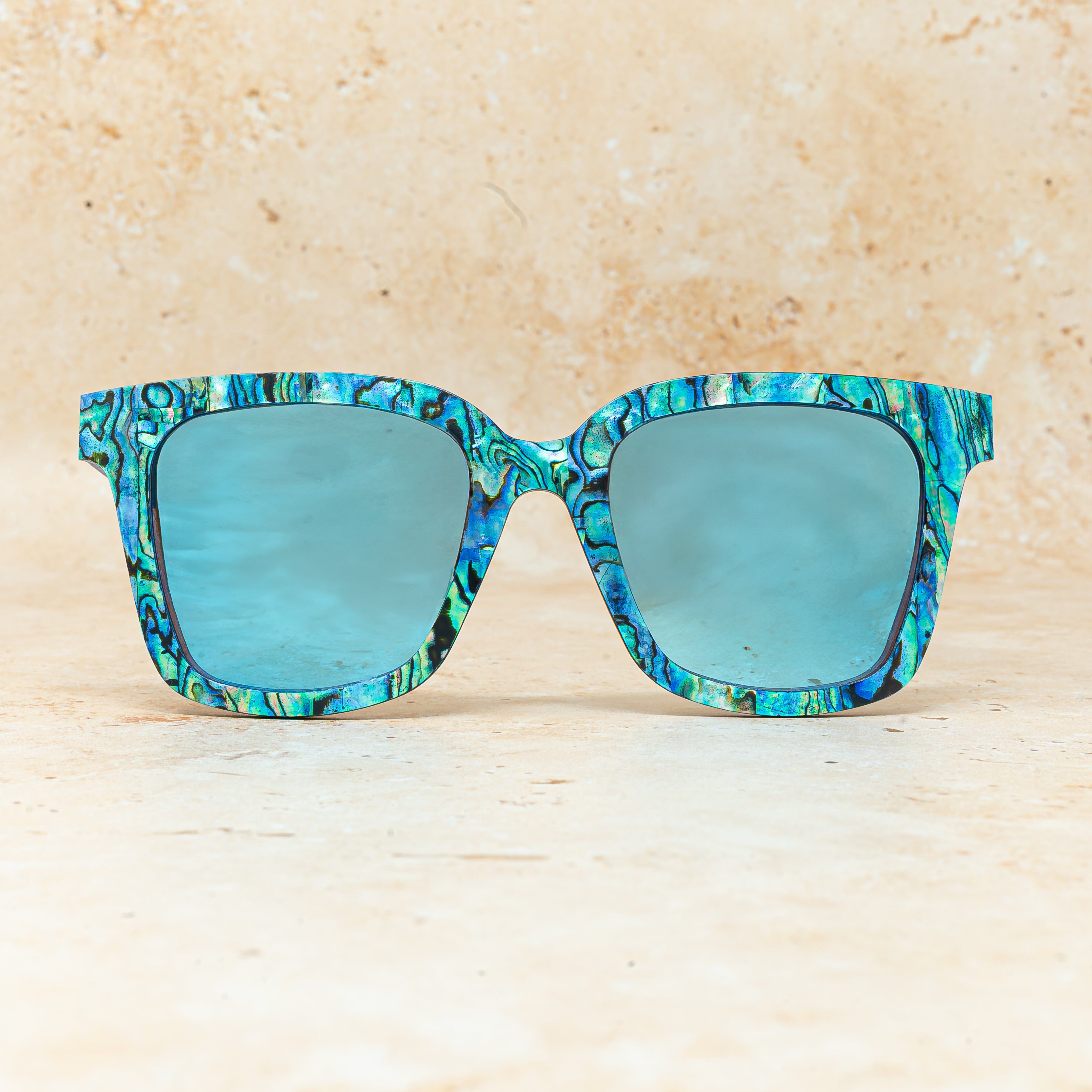 Vixen Abalone - Wood Sunglasses