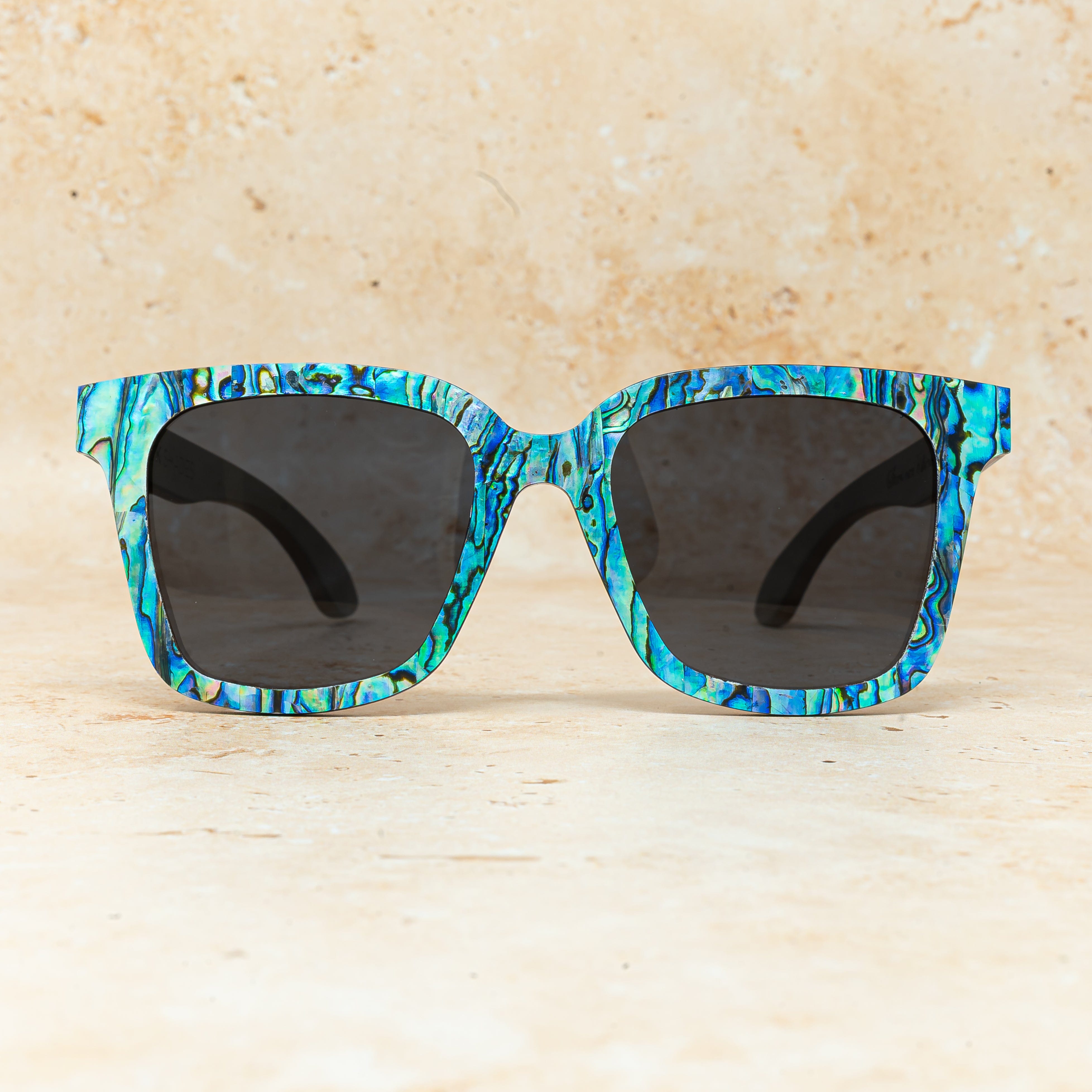 Vixen Abalone | Wood Sunglasses | Ebony Violet