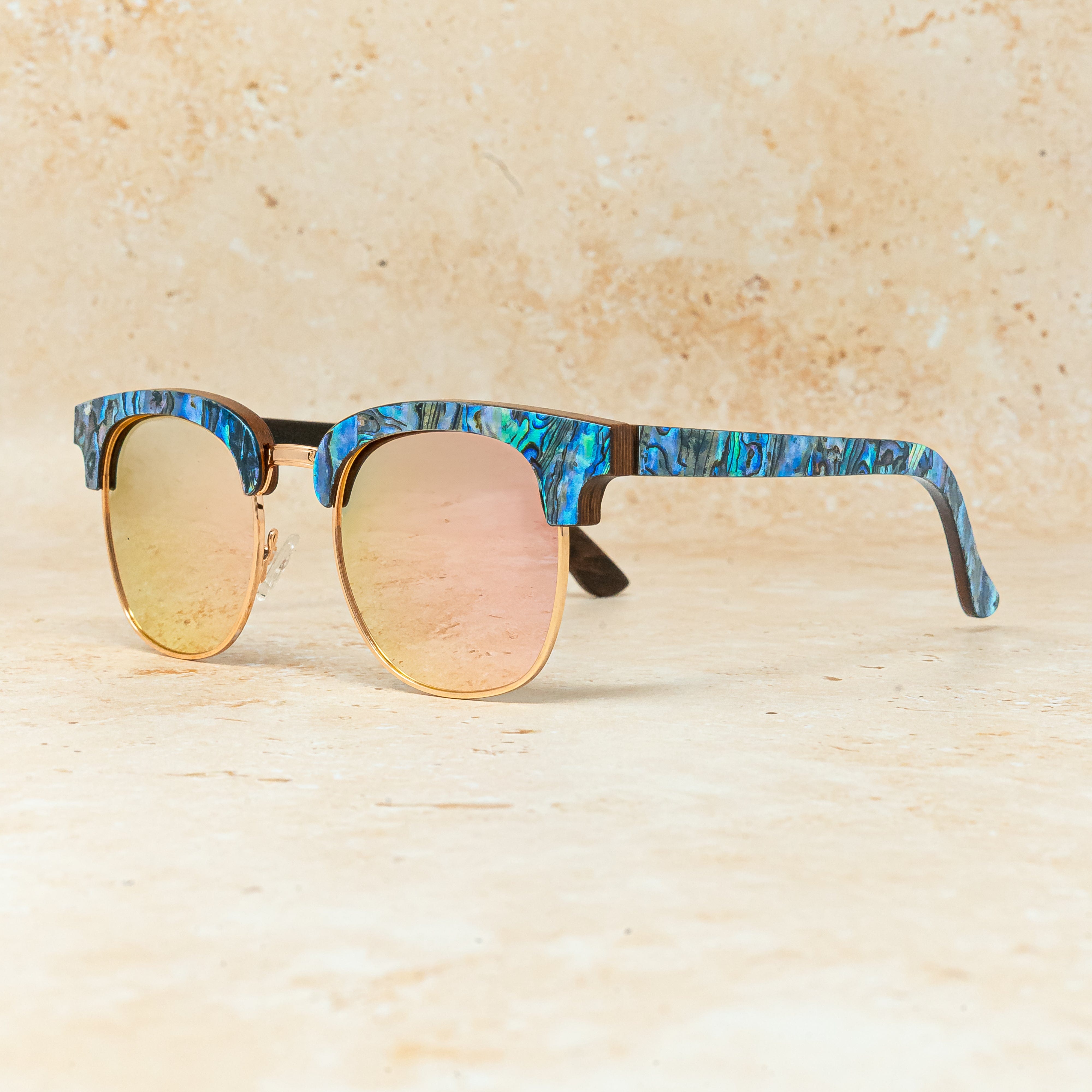 Yachtmaster Abalone - Wood Sunglasses
