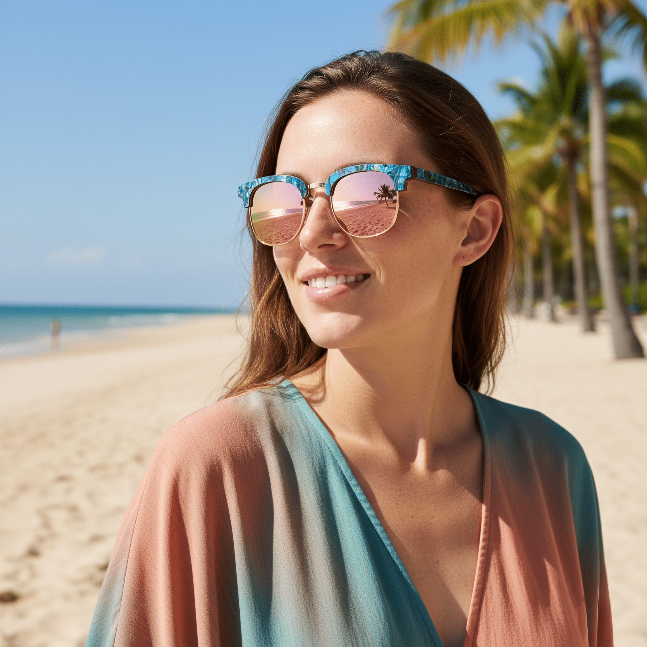 Yachtmaster Abalone - Wood Sunglasses