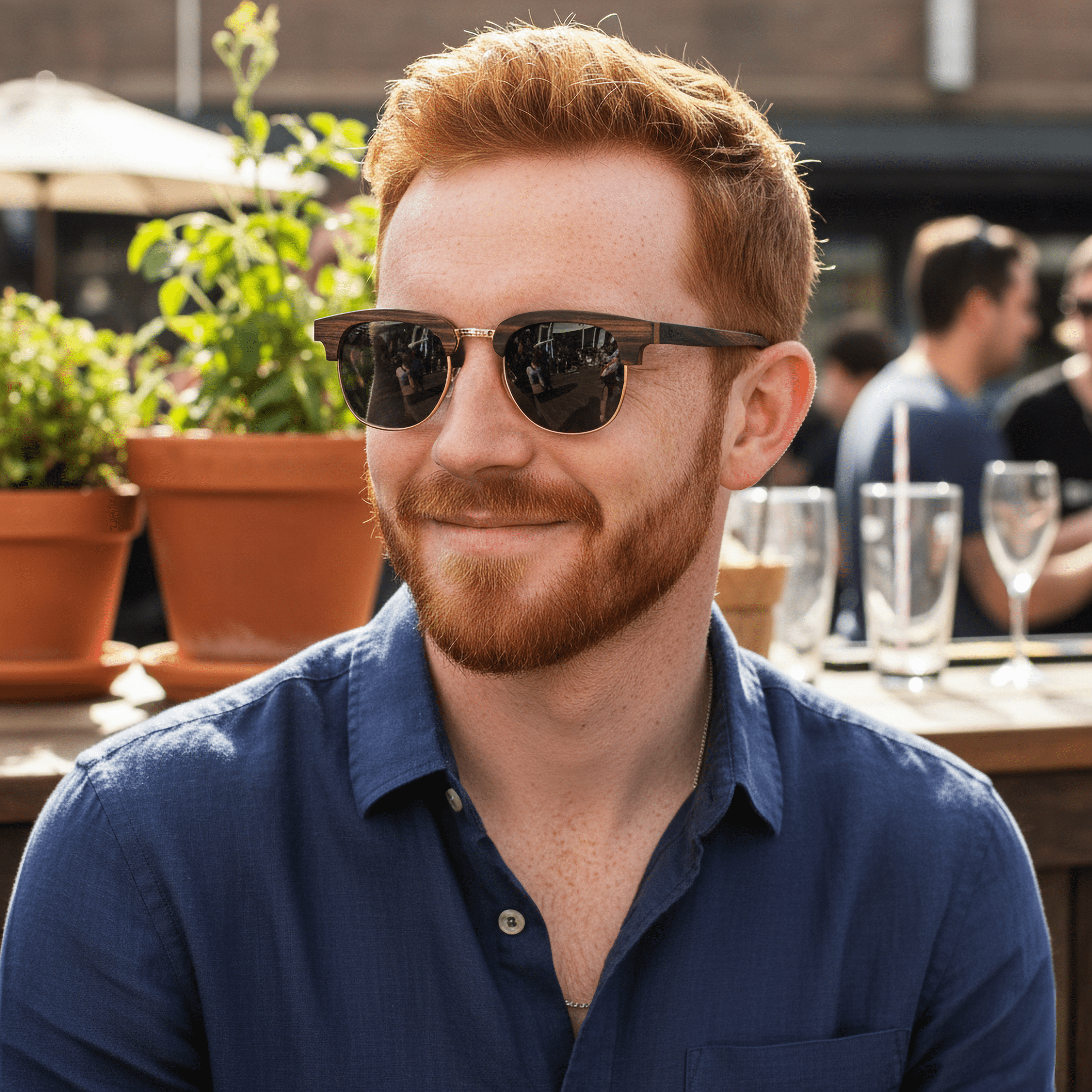 Yachtmaster - Wood Sunglasses