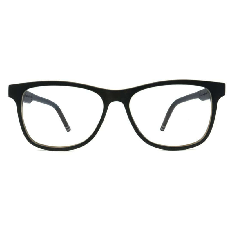 Wooden Blue Light Blocking Computer Glasses - Commuter - Front Angle