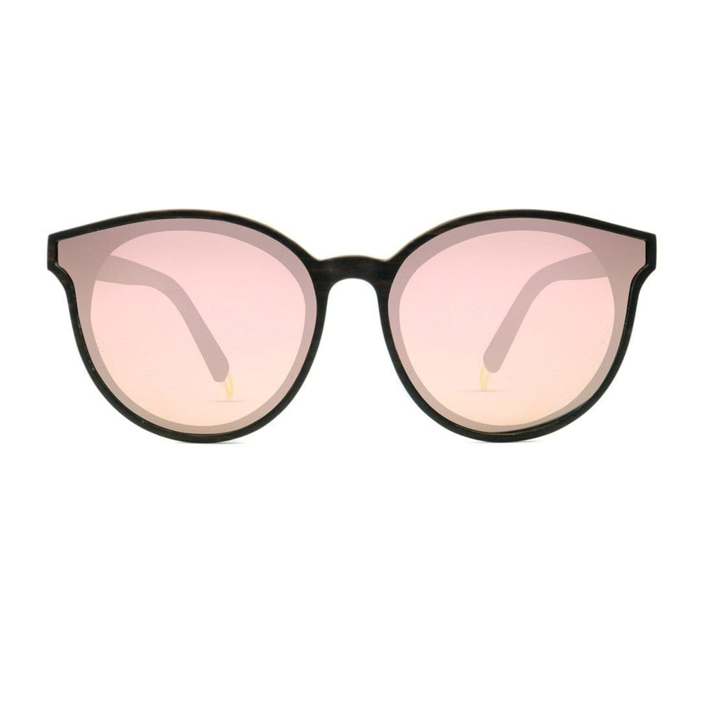 SLYK Hollywood - Rose - Wood Sunglasses Rose Mirror