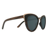 Best Wooden Sunglasses - Bombshell With Smoke Lenses - Side Angle