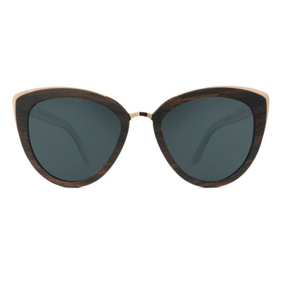 Bombshell - Ebony - Wood Sunglasses