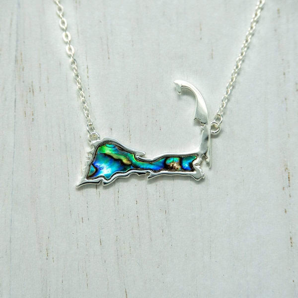 Cape Cod Necklace - Sterling Silver and Abalone