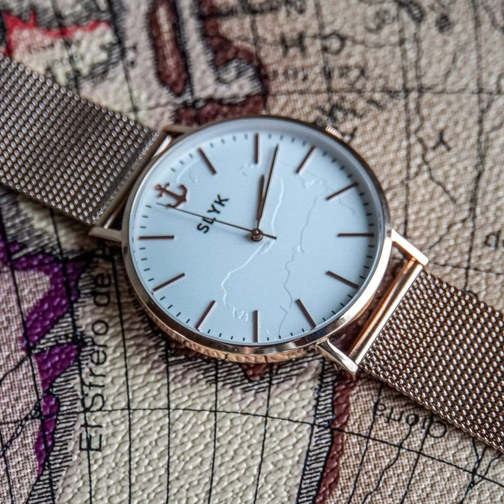 SLYK Cape Cod Watch - Rose Gold