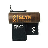 Dark Bamboo Case For Sunglasses With SLYK Shades Engraving