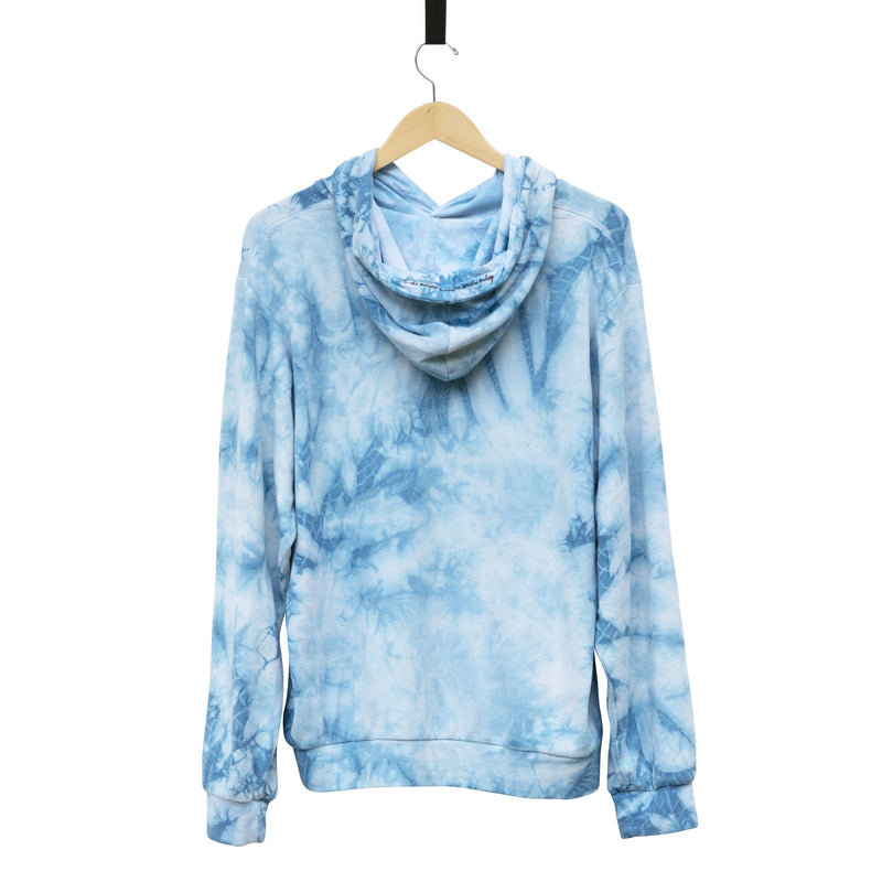 Blue Marble Cloud Blend Hoodie From SLYK - Back Angle
