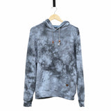 Blue Smoke Cloud Blend Hoodie From SLYK - Front Angle
