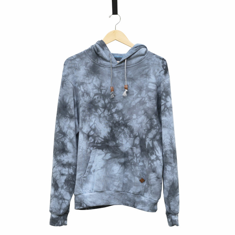 Blue Smoke Cloud Blend Hoodie From SLYK - Front Angle