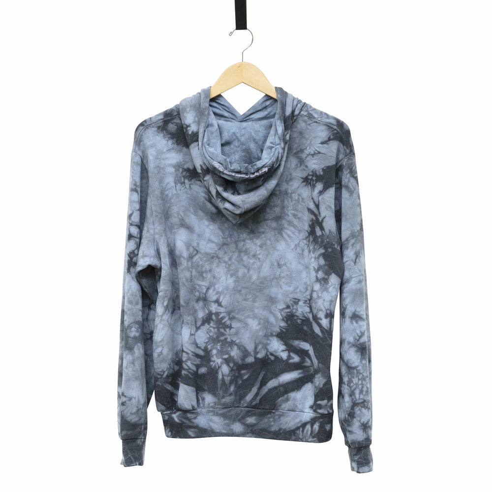 Blue Smoke Cloud Blend Hoodie From SLYK - Back Angle