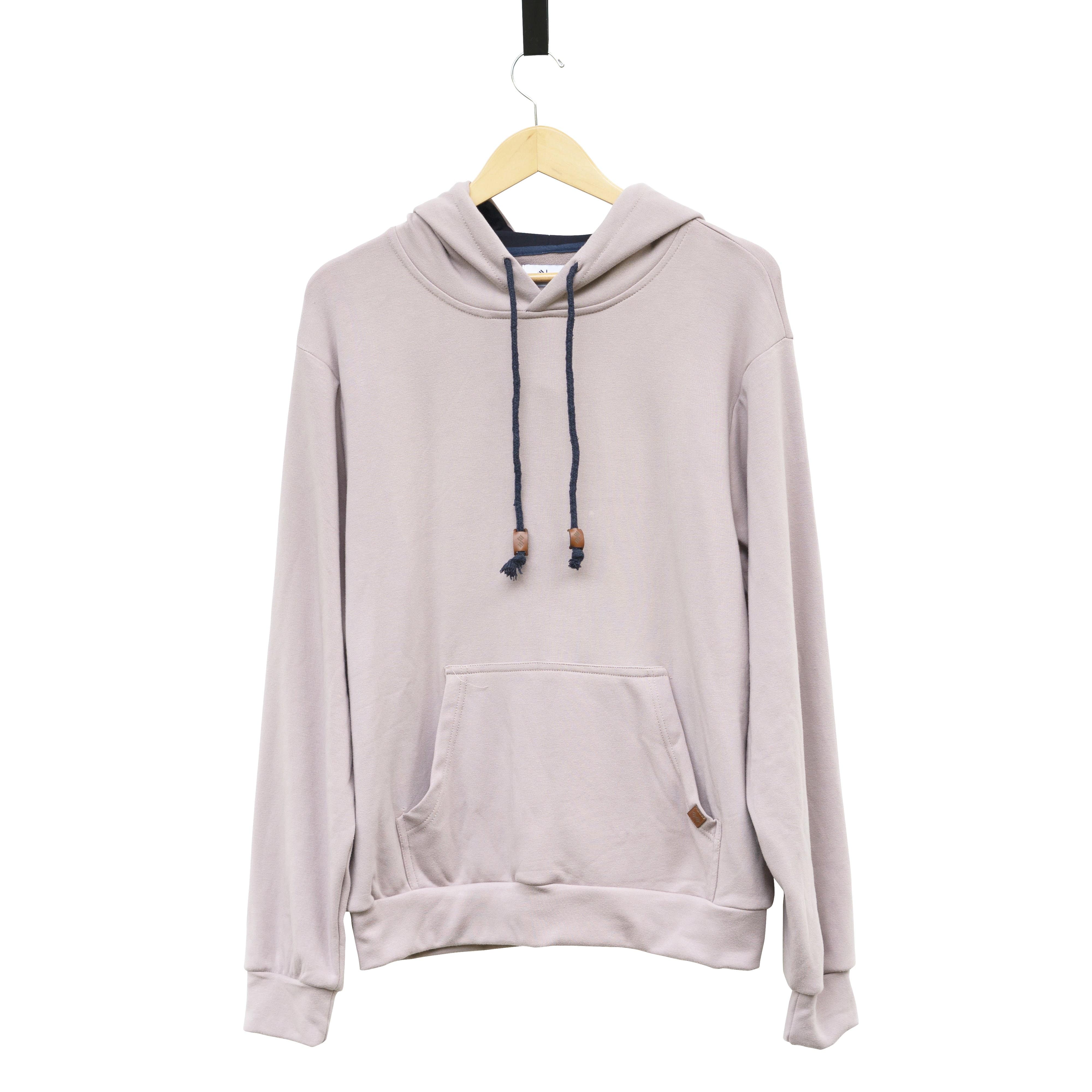 Seagull Gray Cloud Blend Hoodie From SLYK - Front Angle