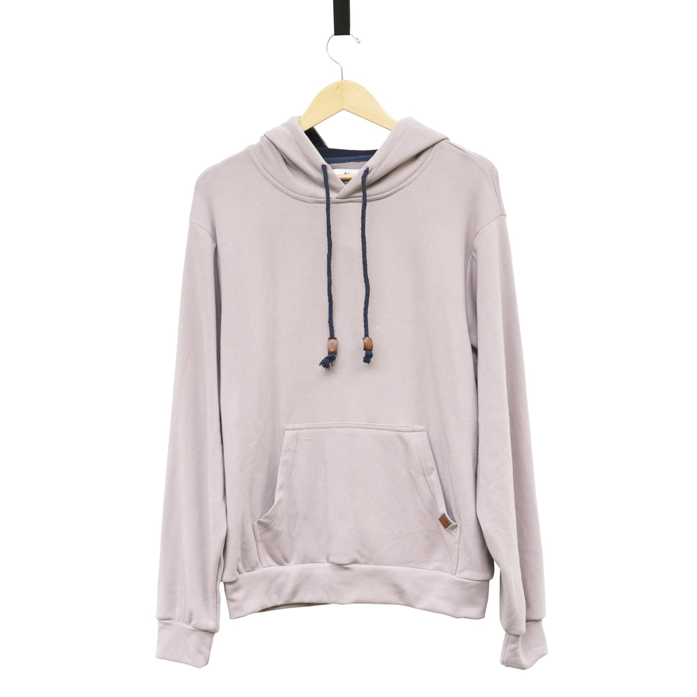 Seagull Gray Cloud Blend Hoodie From SLYK - Front Angle