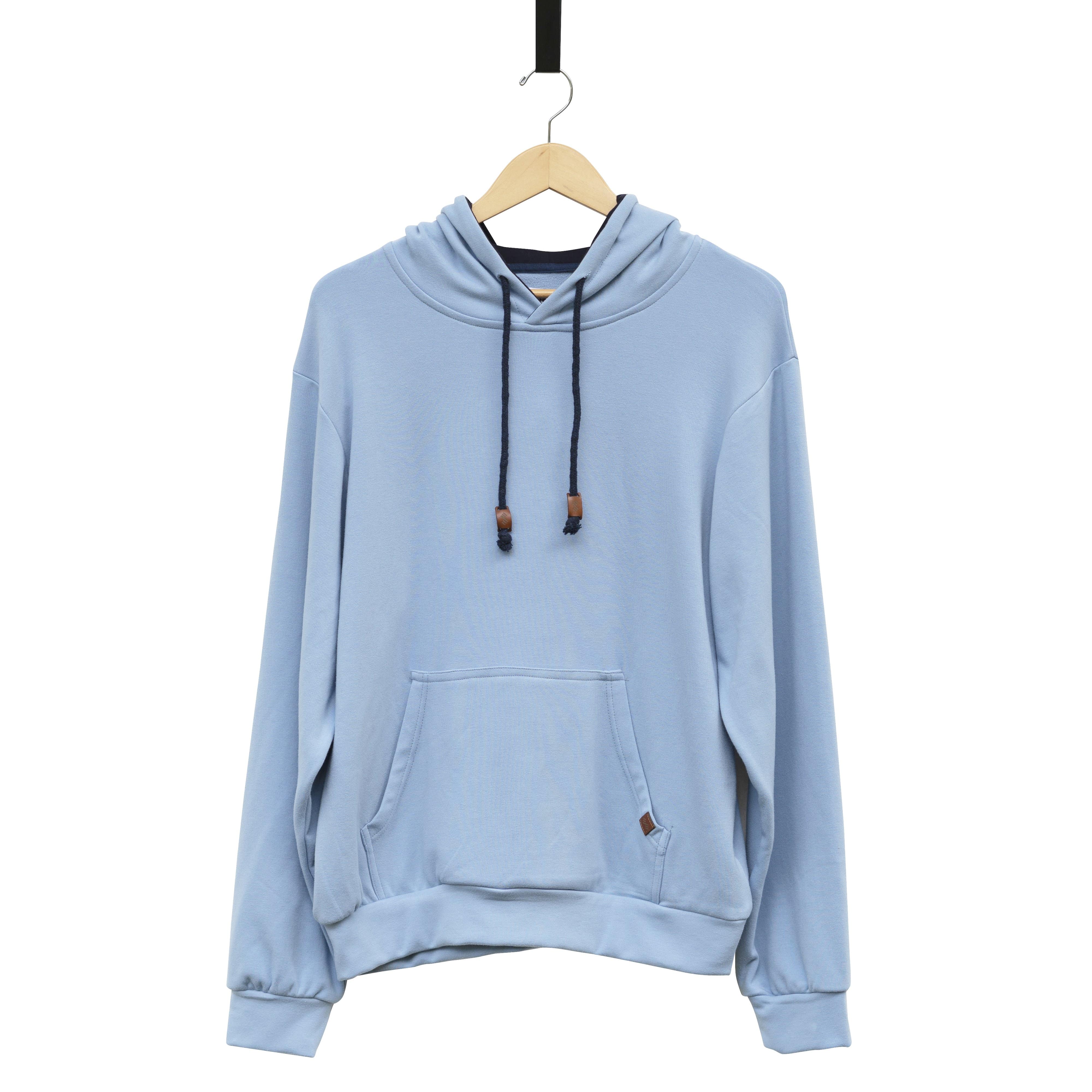 Sky Blue Cloud Blend Hoodie From SLYK - Front Angle