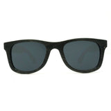 Floating Sunglasses Made From Black Maple Wood - Drifter With Smoke Lenses - Front Angle