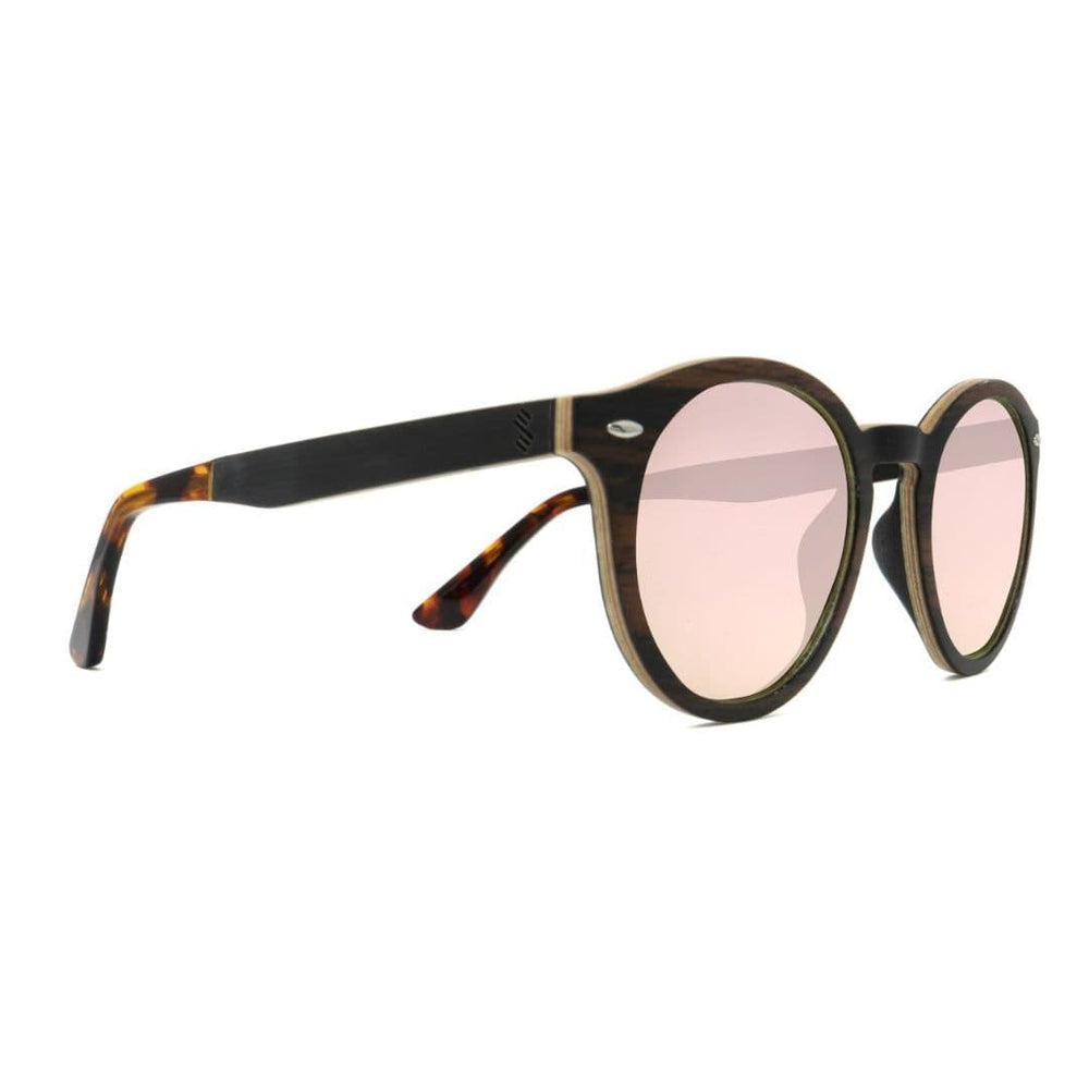 Ebony + Maple Wood | Rose Wood Sunglasses Rose Mirror Explorer Ebony - Wood Sunglasses