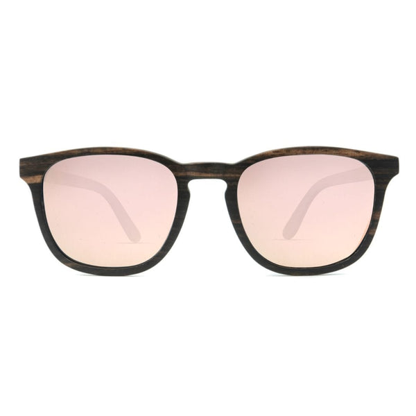Traveler - Rose - Wood Sunglasses