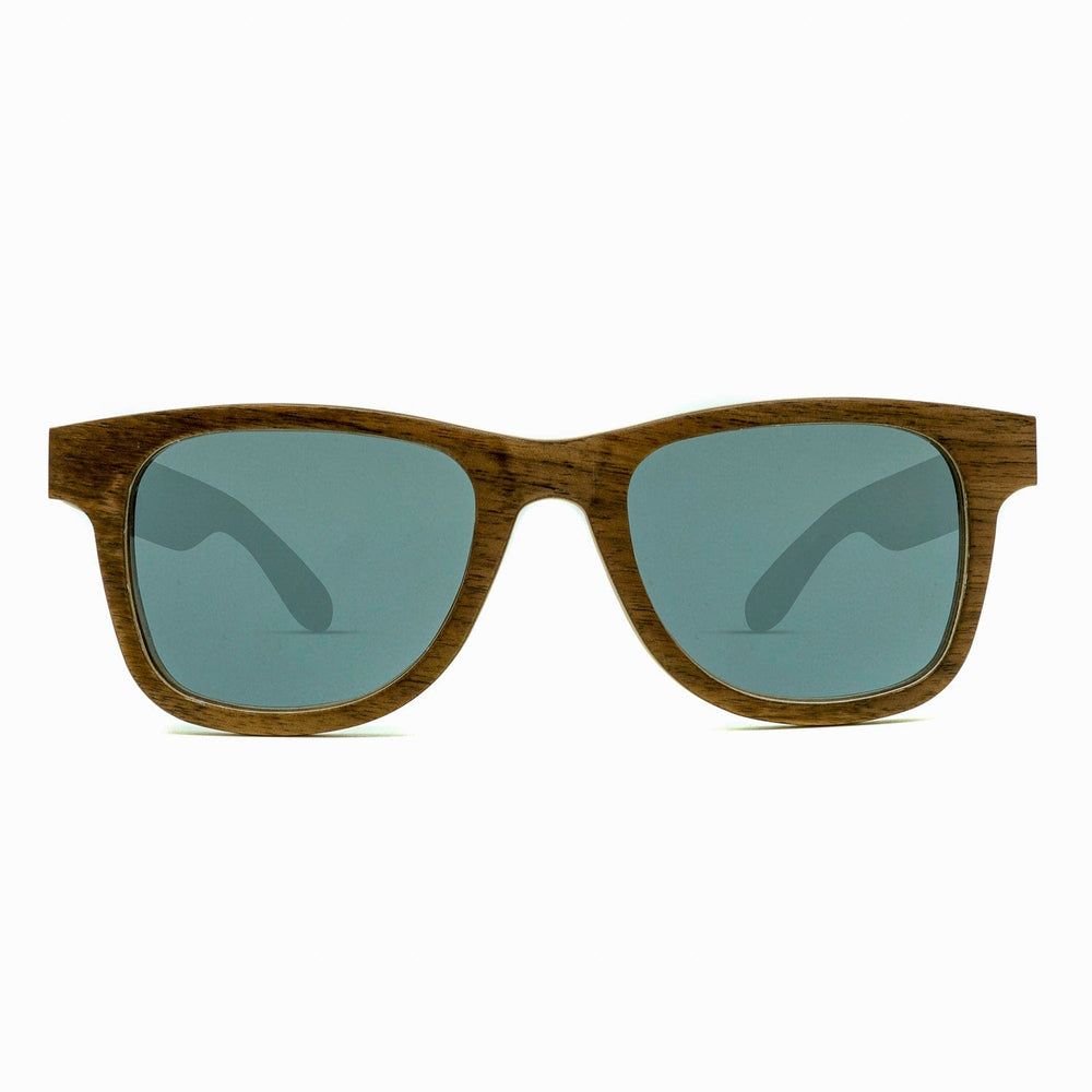 Wanderer - Silver Mirror - Wood Sunglasses